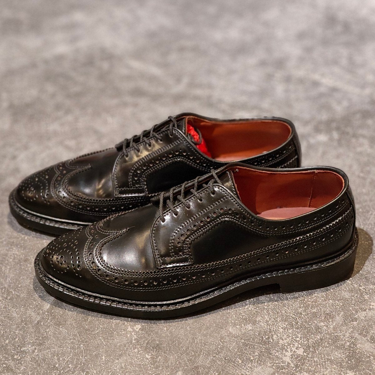 使用数回【Allen Edomons】アレンエドモンズ マックニール LWB コードバン ブラック サイズUS7.5D