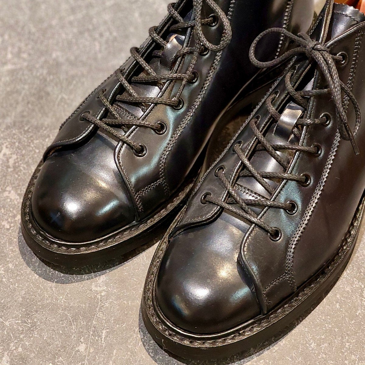 希少 使用数回【Tricker's】トリッカーズ M7648 モンキーブーツ コードバン ダークネイビー サイズUK7.5