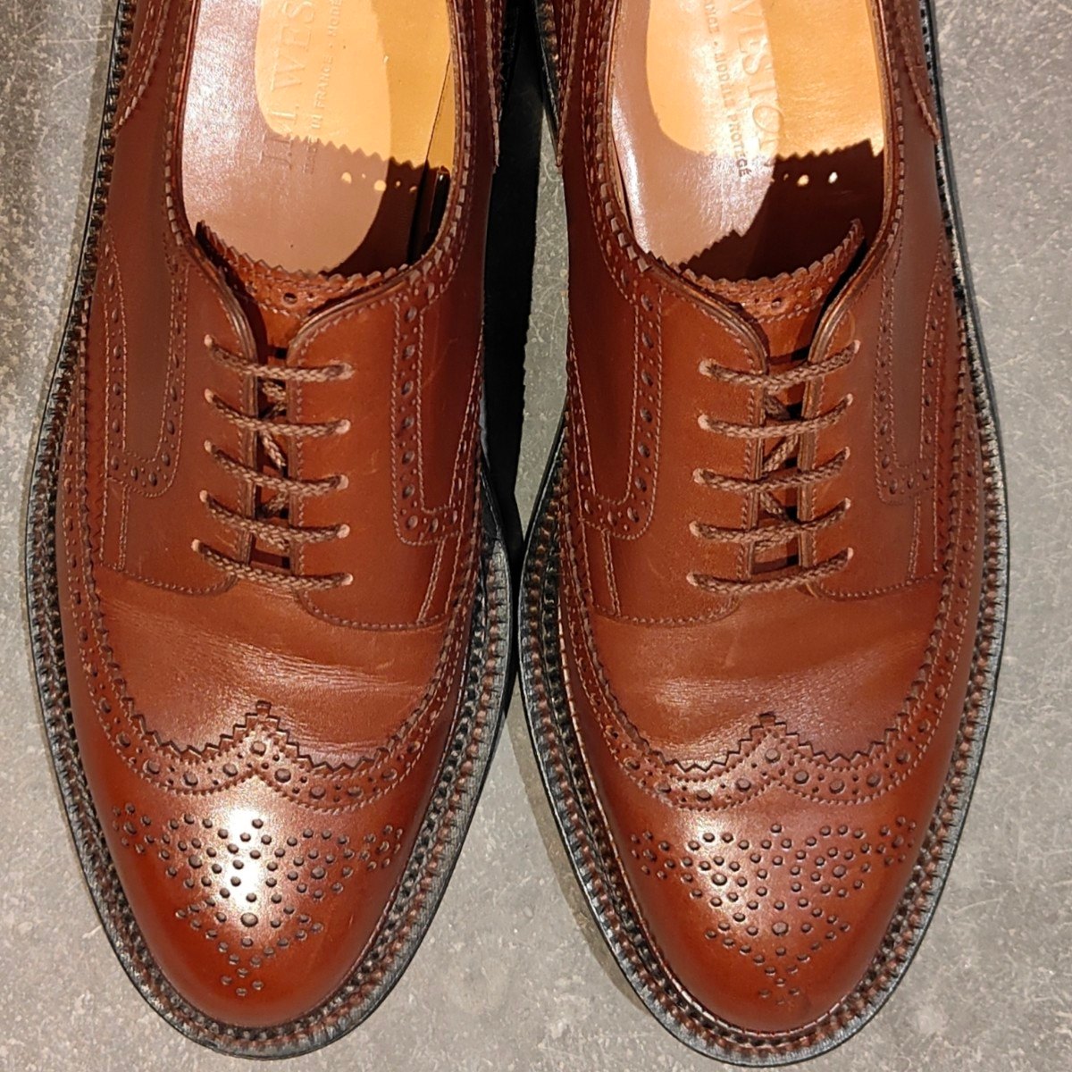 美品【J.M.WESTON】ジェイエムウエストン 590 トリプルソールダービー