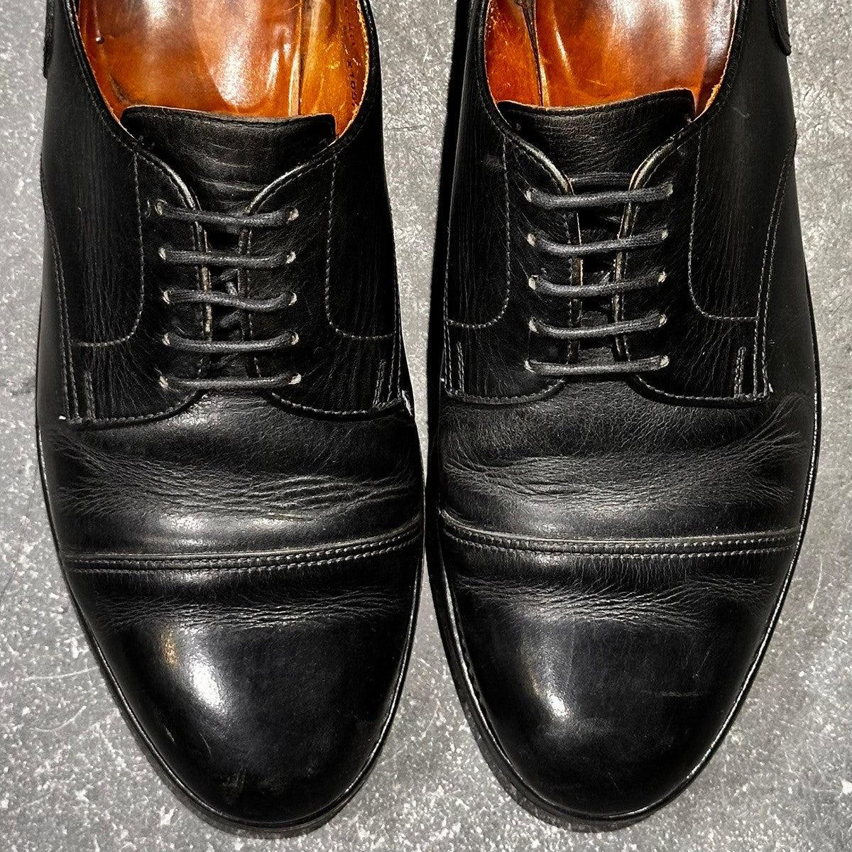 【CROCKETT&JONES】クロケット&ジョーンズ DRESDEN SUBS 外羽根 ストレートチップ カーフ ブラック サイズ UK7E 337ラスト