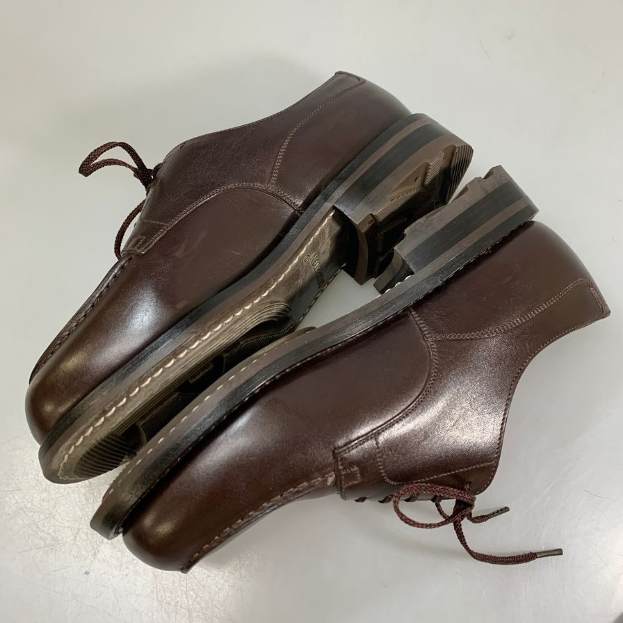 【J.M.WESTON】ジェイエムウエストン レザーシューズ Uチップ 641 ゴルフ サイズ4D ブラウン レディース GOLF