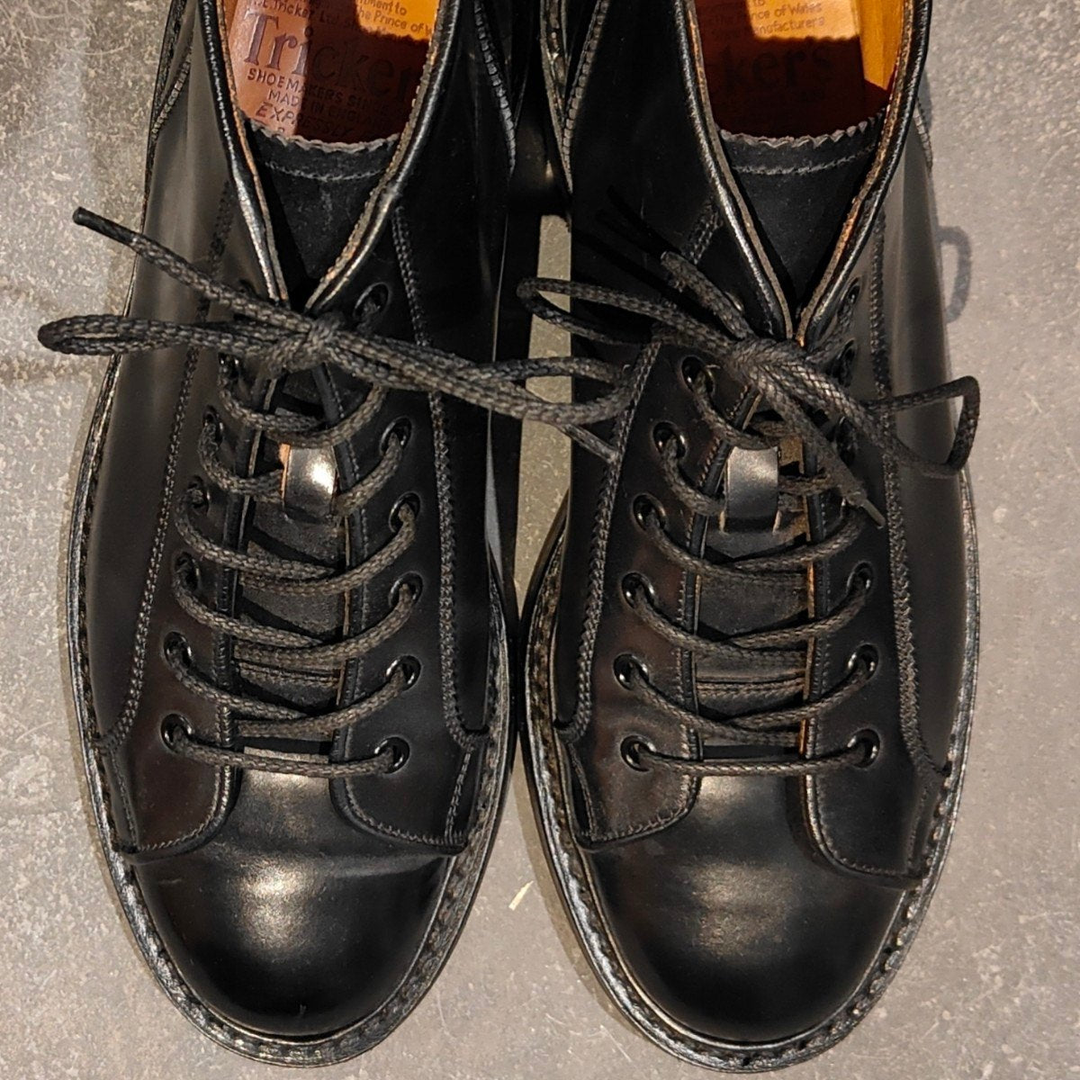 希少 使用数回【Tricker's】トリッカーズ M7648 モンキーブーツ コード