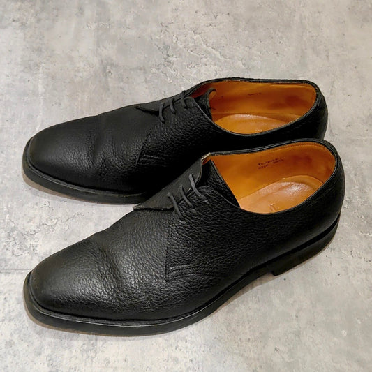 【JOHN LOBB】ジョンロブ ペリエ プレーントゥ バッファローレザー ブラック サイズUK8.5EE 8896ラスト