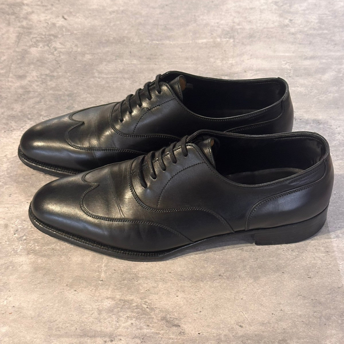 【JOHN LOBB】ジョンロブ ワーウィック ブラインドブローグ Sスタンプ(リジェクト品) カーフ ブラック サイズUK6D 7000ラスト