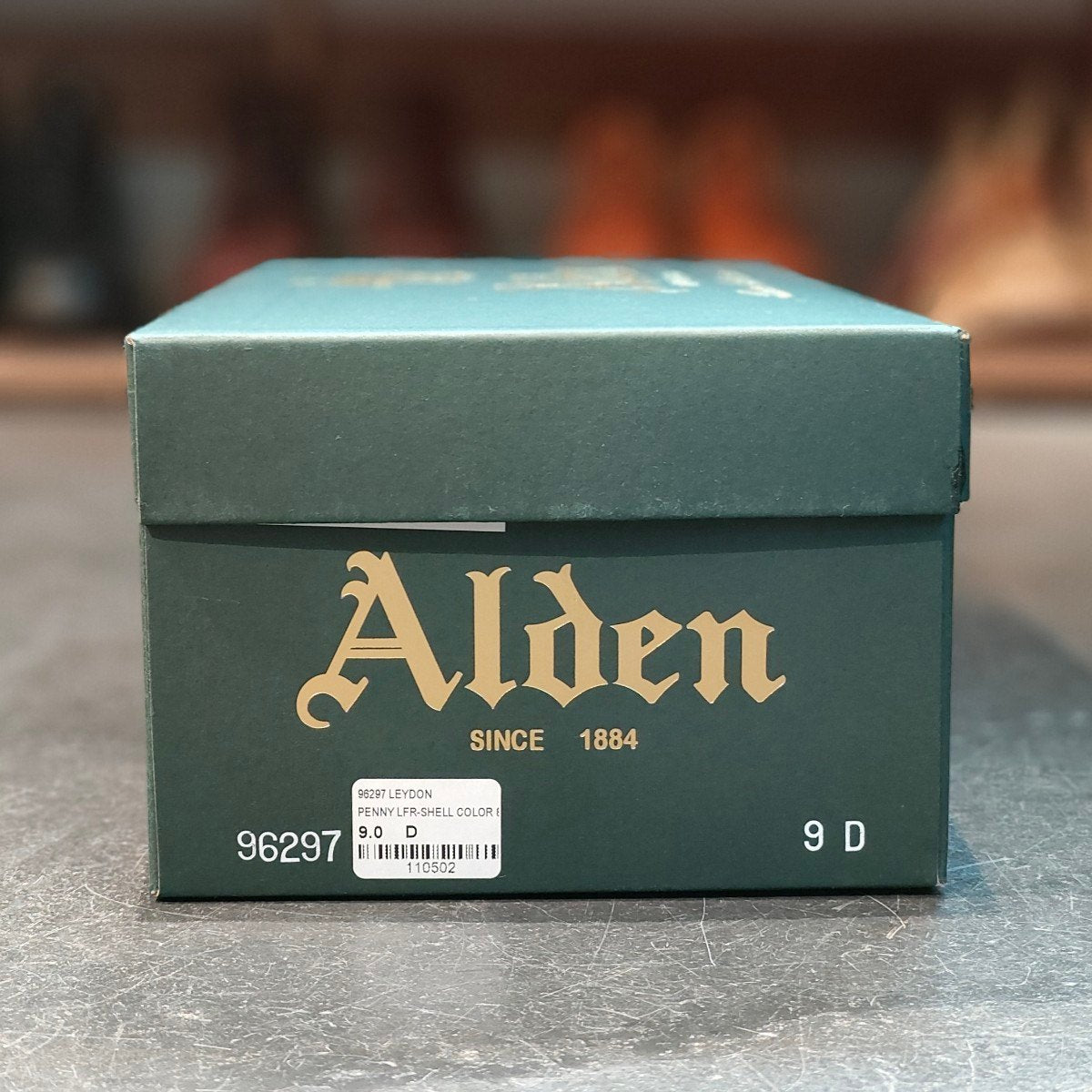 希少 試着程度 【ALDEN】オールデン×オーコネルズ 96297 ペニーローファー コードバン ダークバーガンディ サイズ US9D レイドンラスト