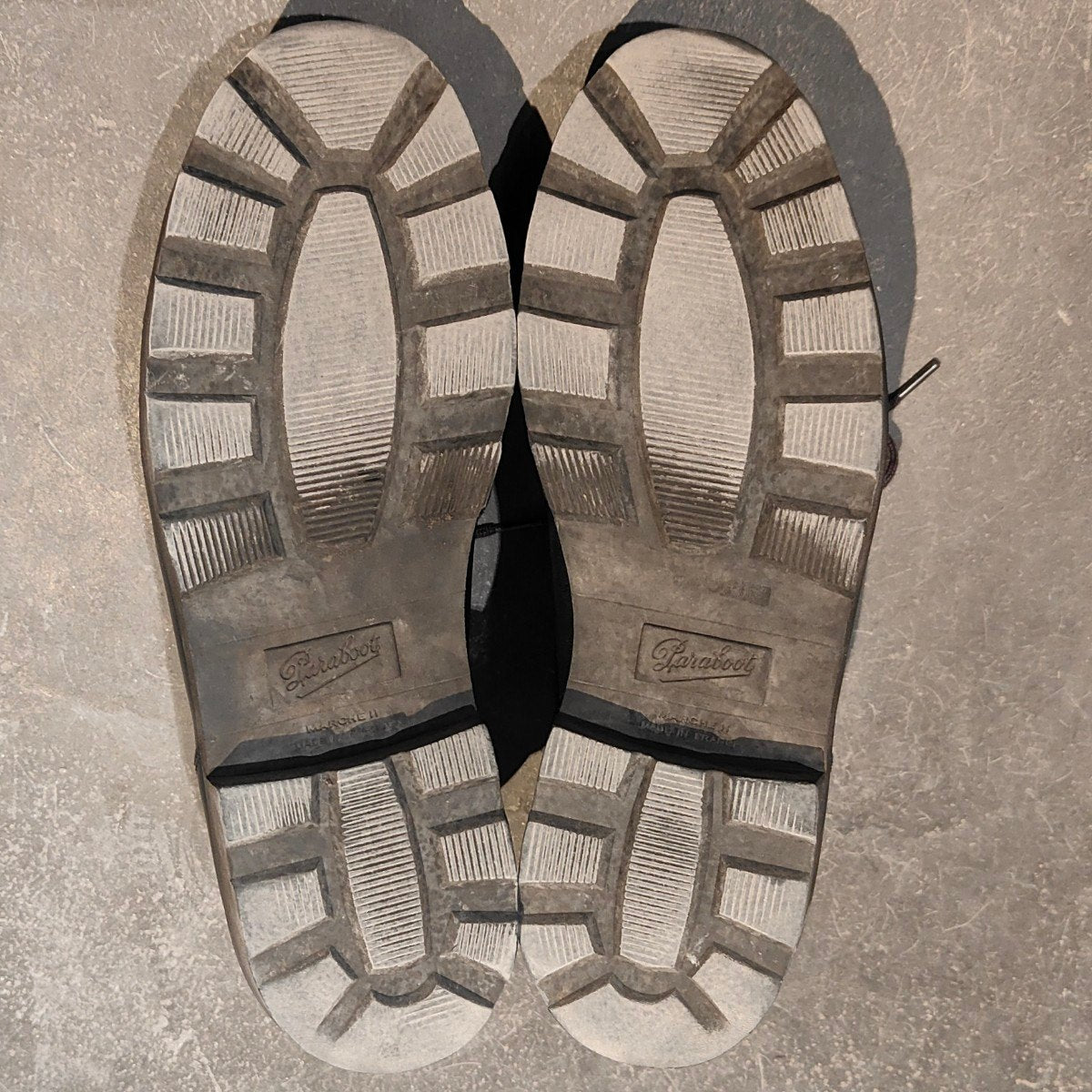 希少 極美品【PARABOOT】パラブーツ ミカエル  ヴィゾン（ミンク） チロリアンシューズ リスレザー ブラック サイズ40.5