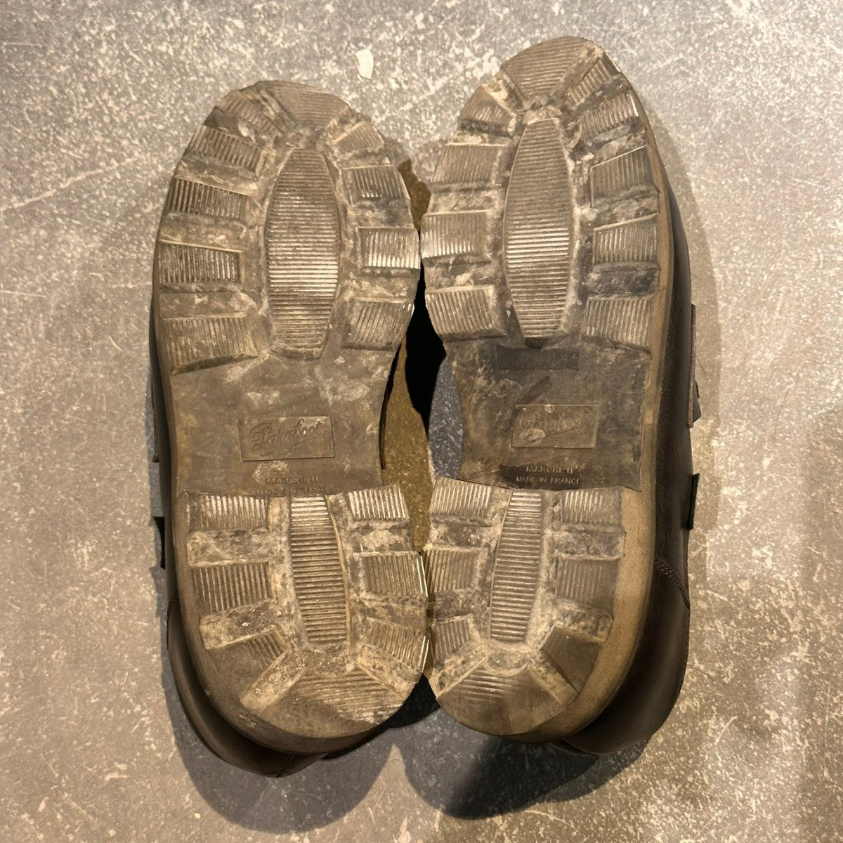 美品【PARABOOT】パラブーツ ランス ローファー リスレザー ブラック サイズUK6