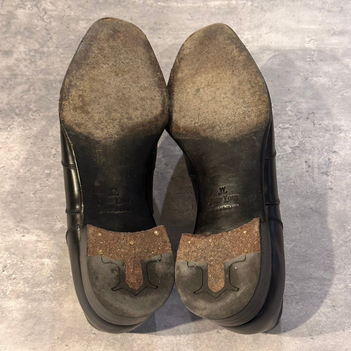 【JOHN LOBB】ジョンロブ ワーウィック ブラインドブローグ Sスタンプ(リジェクト品) カーフ ブラック サイズUK6D 7000ラスト