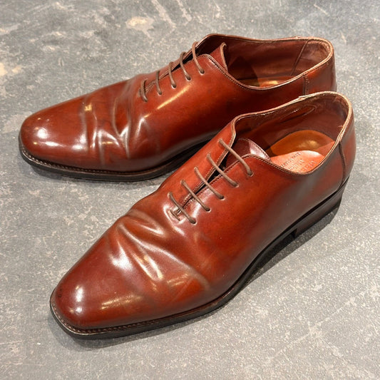 【MEERMIN】メルミン ホールカット コードバン バーガンディ サイズUK6