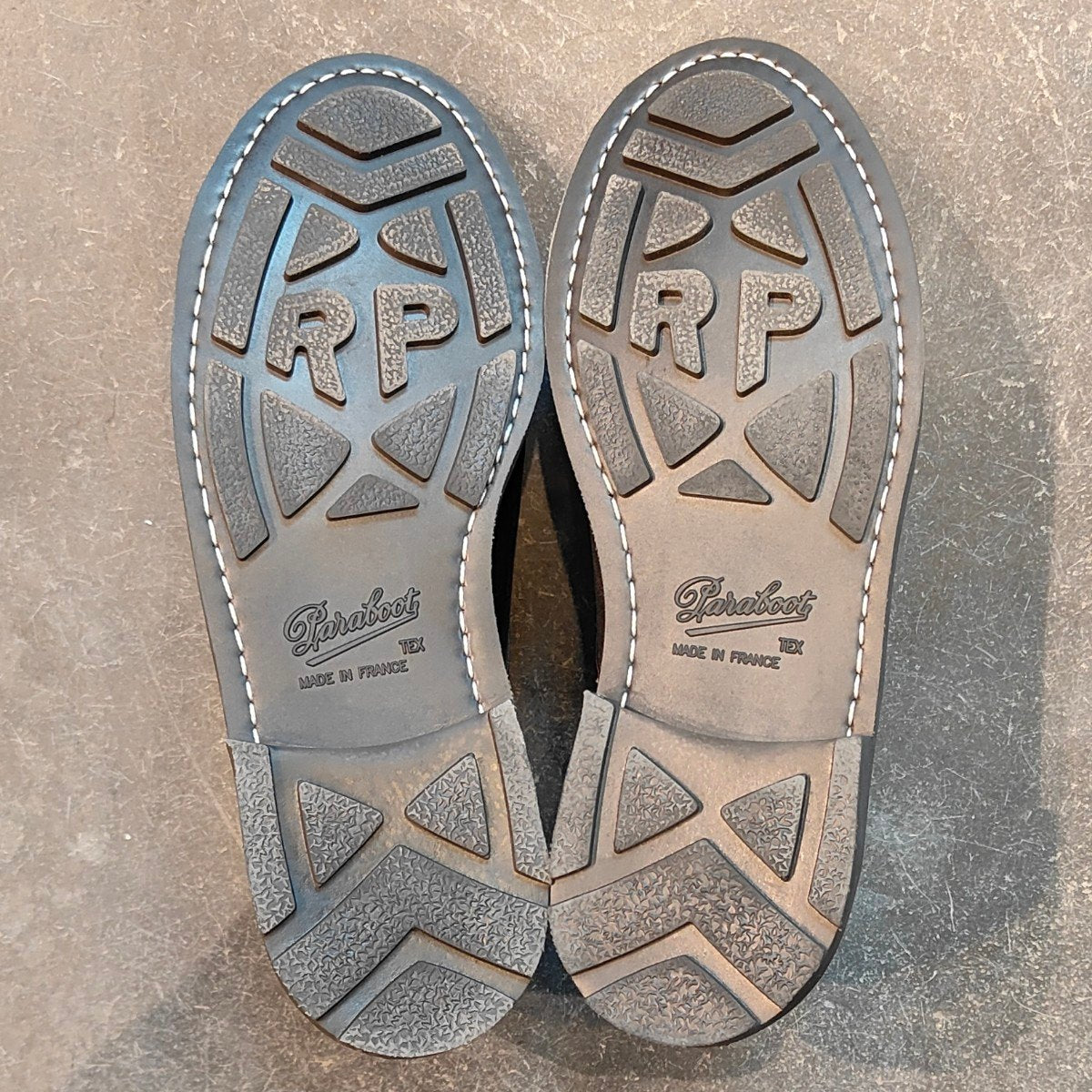 希少 新品未使用【Paraboot】パラブーツ ジョセフ別注 シャンボード Uチップ リスレザーグレインレザーコンビ ブラック サイズ UK7 参考定価￥121,000-