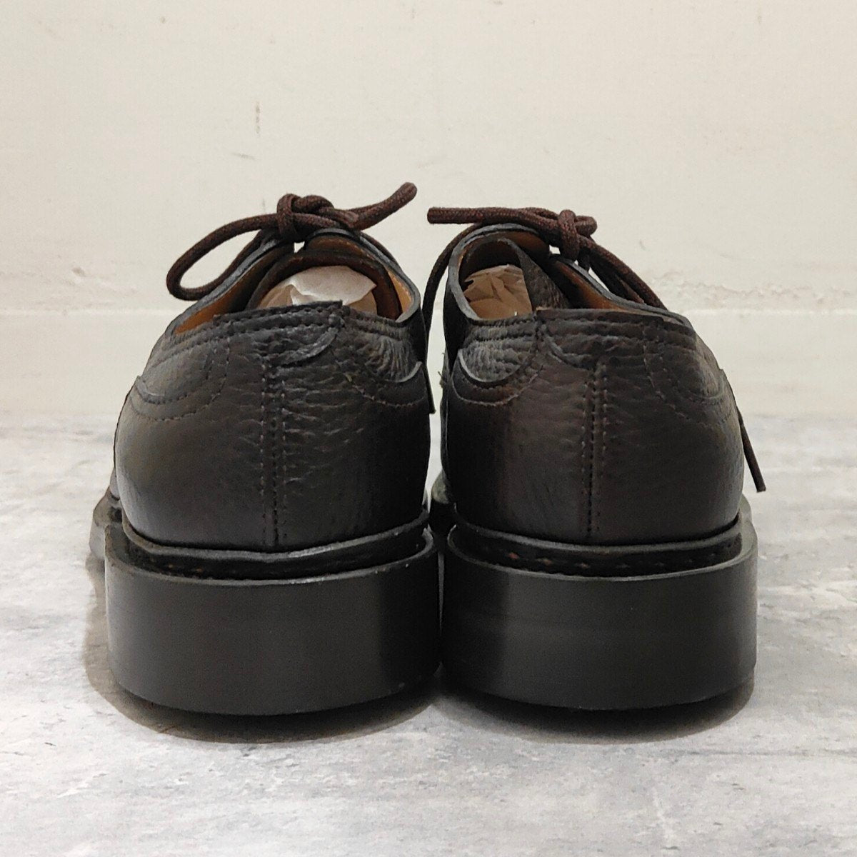 未使用品【JOHN ROBB】ジョンロブ KILMORY ストレートチップ ダービー グレインレザー ブラウン サイズUK7.5