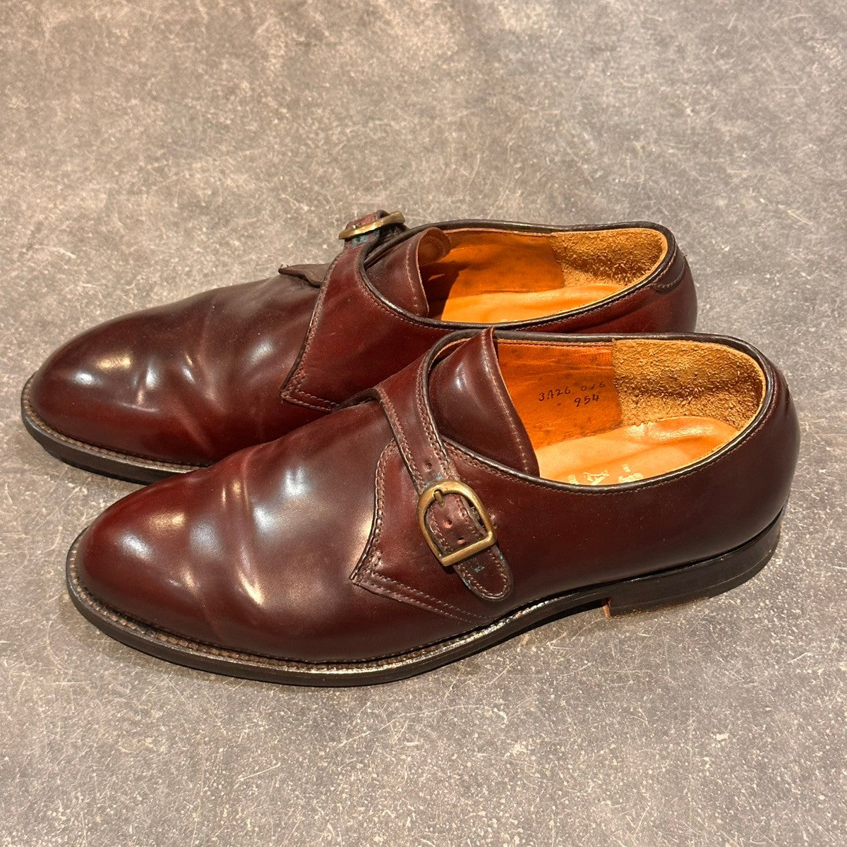 ALDEN】オールデン 954 シングルモンク コードバン ブラウン サイズ