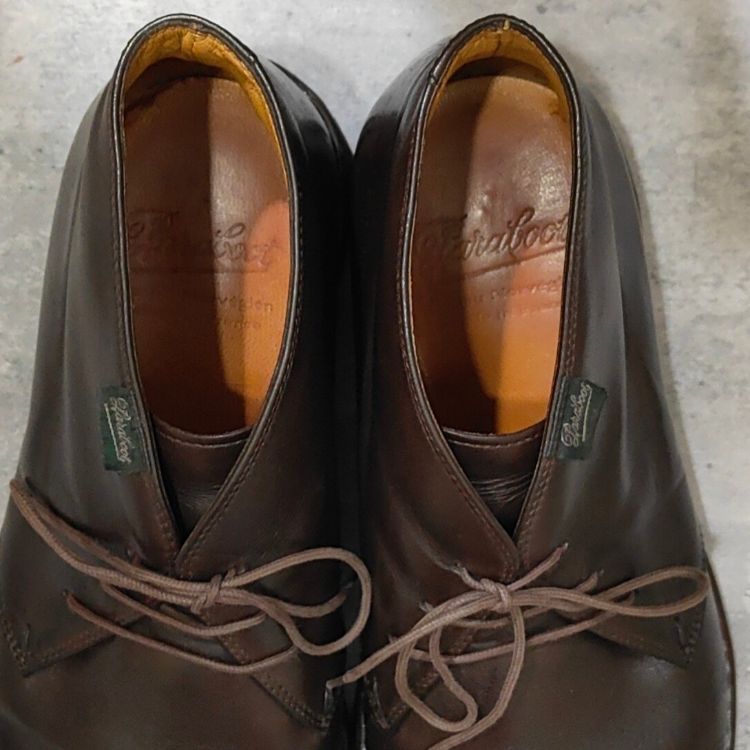 PARABOOT】パラブーツ ルーリー チャッカブーツ リスレザー カフェ