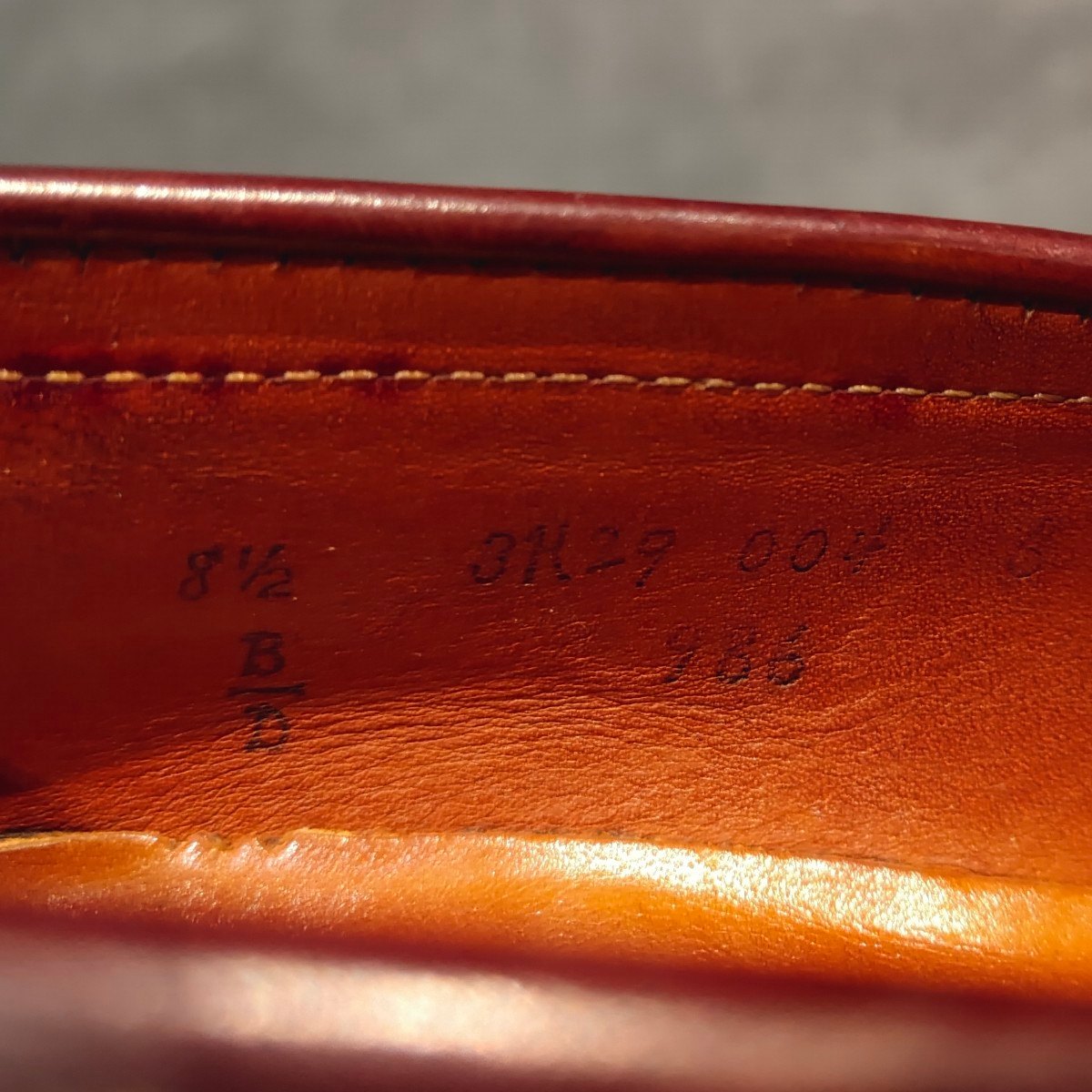 美品【ALDEN】オールデン 986 コインローファー コードバン ダークバーガンディ サイズUS8.5D バンラスト