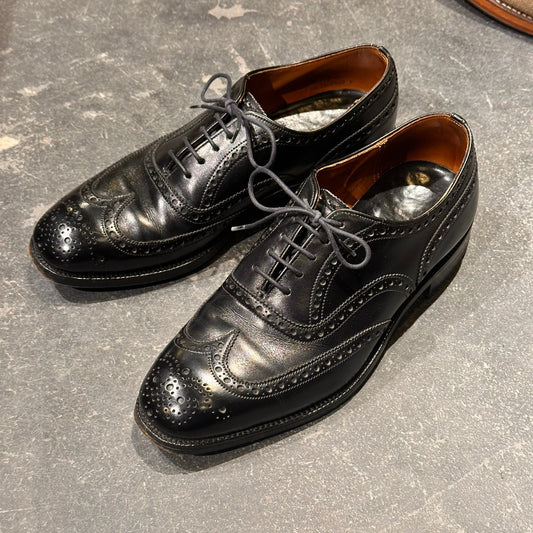 希少【Church's】チャーチ チェットウィンド 3都市 カーフ ブラック サイズUK55F 73ラスト