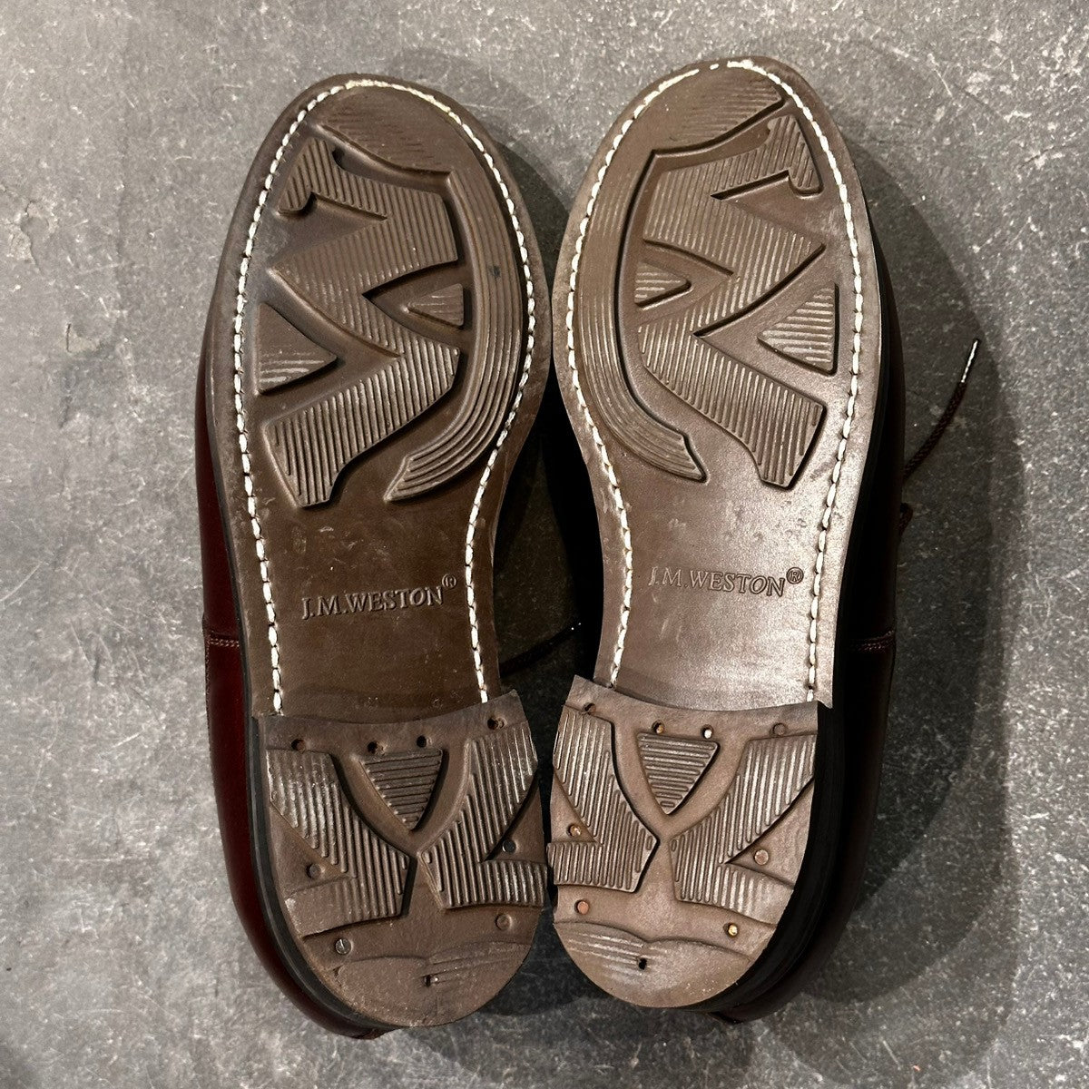 美品【J.M. WESTON】ジェイエムウエストン ゴルフ 641 Uチップ カーフ ブラウン サイズ5.5E 31ラスト