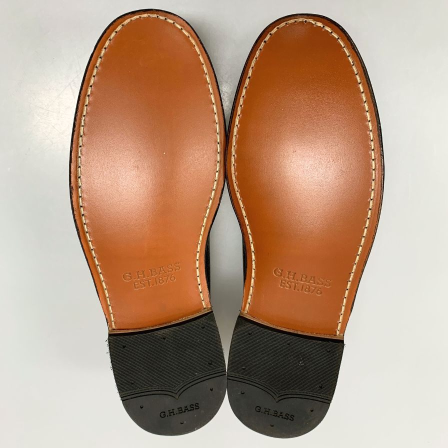 G.H.Bass&Co.】ジーエイチバス ローファー シボレザー ブラック
