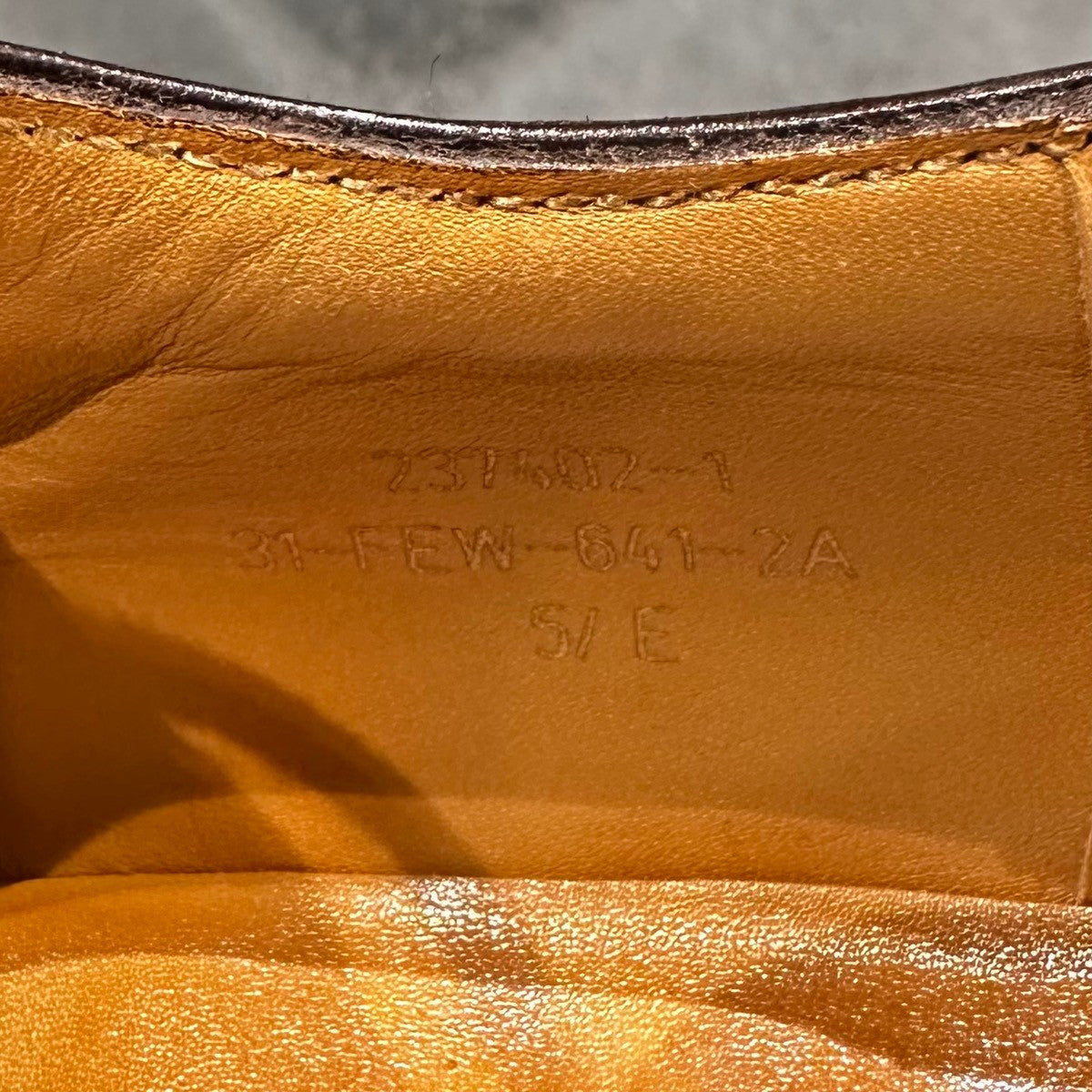 美品【J.M. WESTON】ジェイエムウエストン ゴルフ 641 Uチップ カーフ ブラウン サイズ5.5E 31ラスト