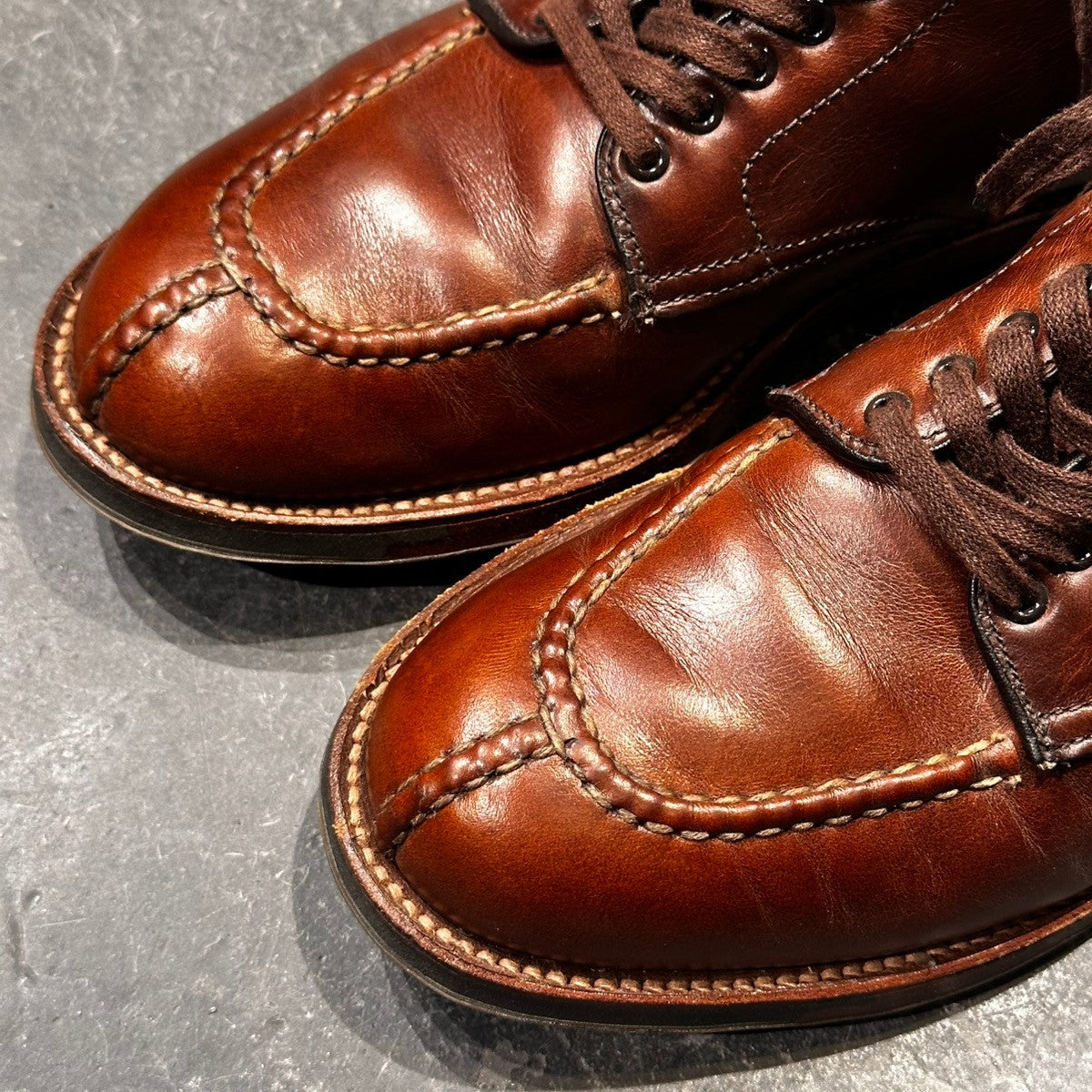 【ALDEN】オールデン D6918HC クロムエクセル タンカーブーツ NST カーフ ブラウン サイズUS6D トゥルーバランスラスト