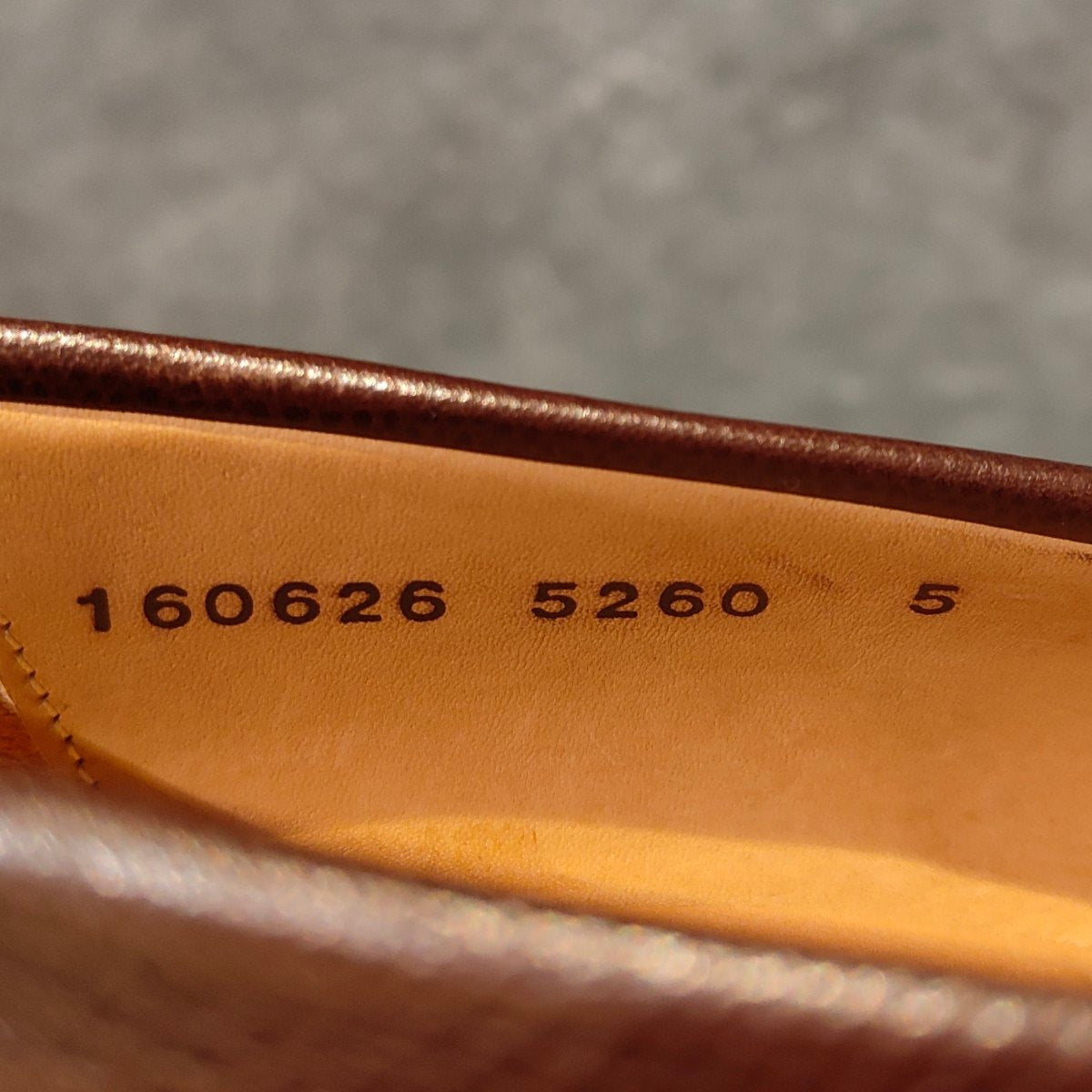 使用数回【Berwick】バーウィック 5260 ローファー グレインレザー ブラウン サイズUK5