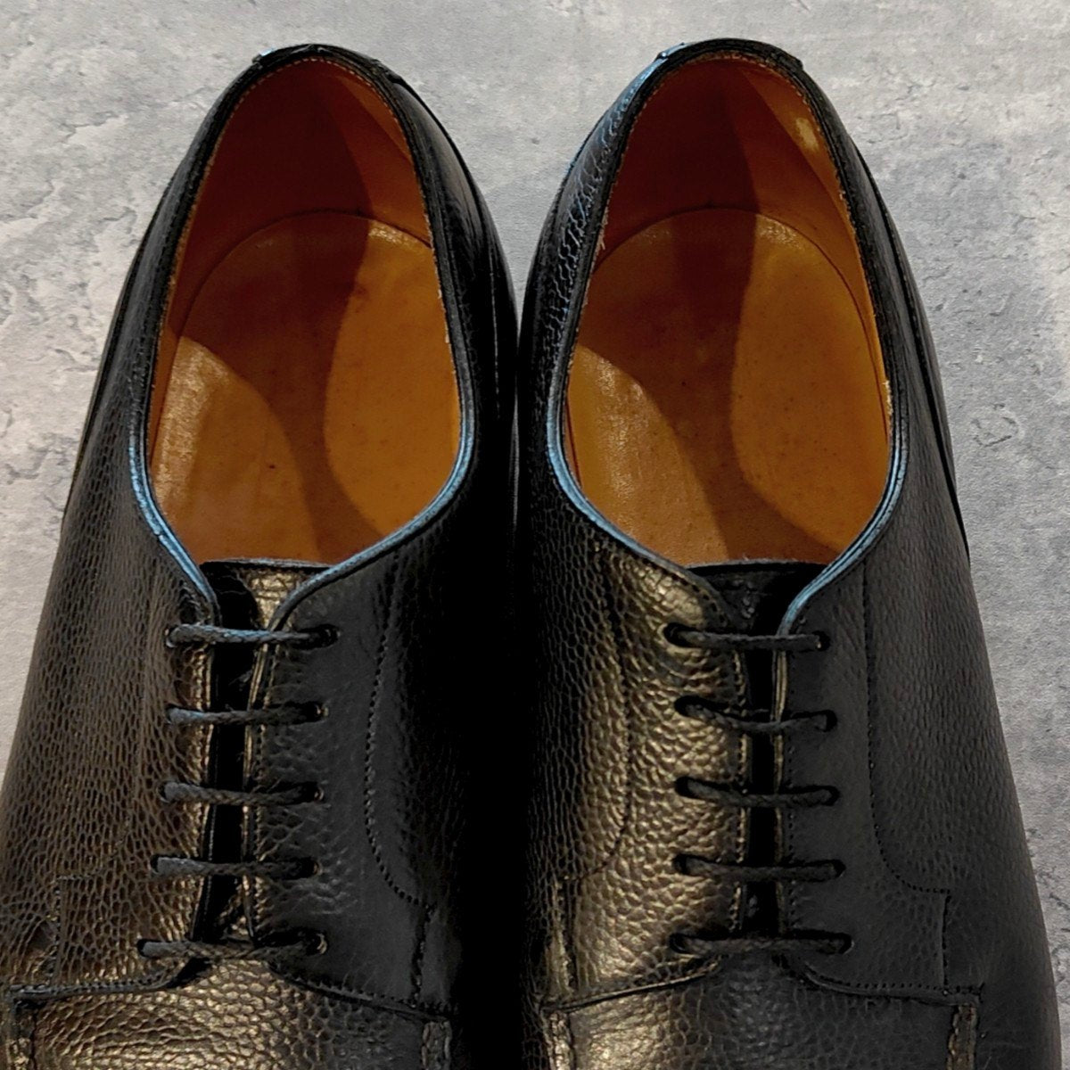 【EDWARD GREEN】エドワードグリーン ドーバー Uチップ グレインレザー ブラック サイズUK9.5E 808ラスト 参考定価￥324,500-