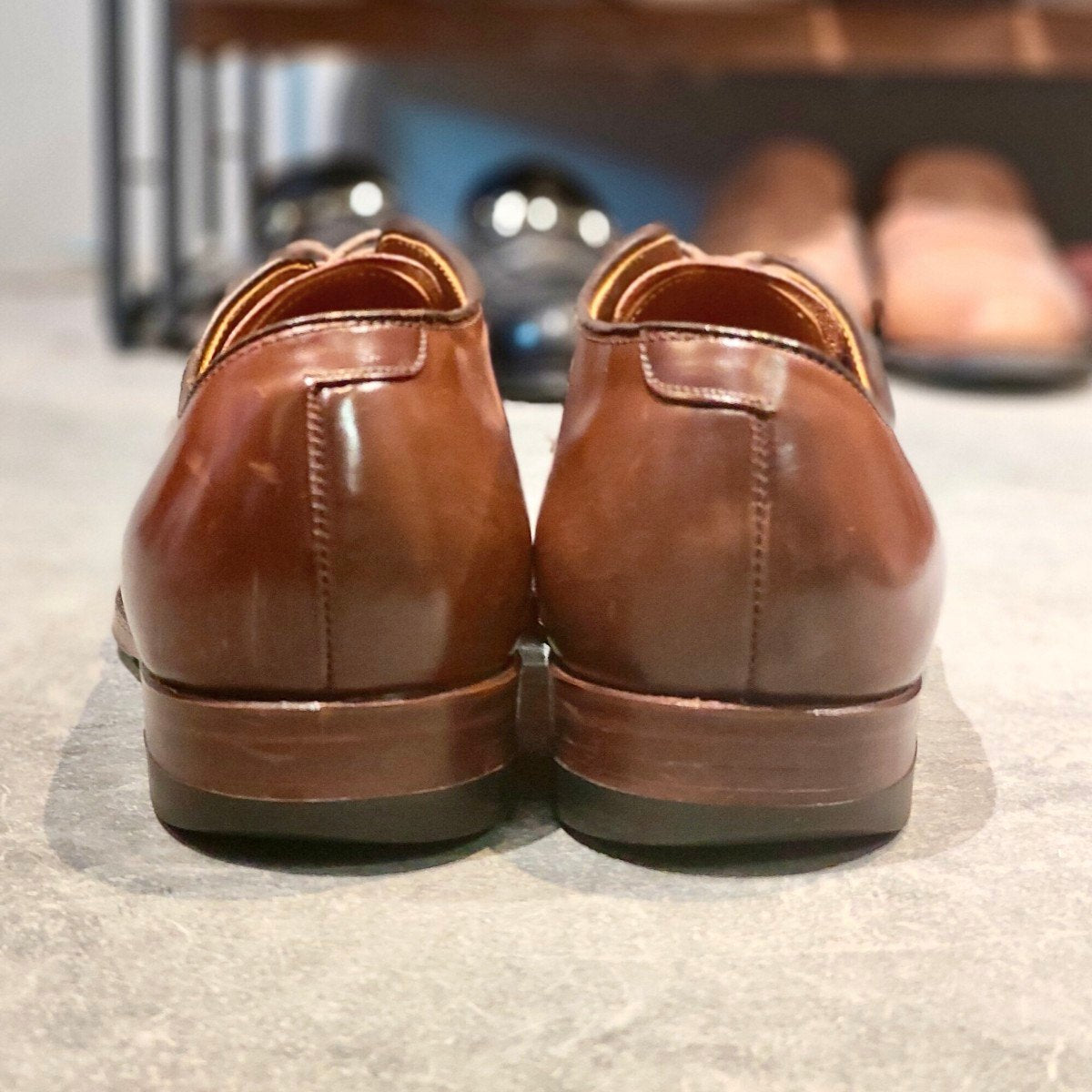 希少【ALDEN】オールデン 125周年記念限定モデル 54951 Vチップ コードバン ダークブラウン サイズUS7.5D モディファイドラスト