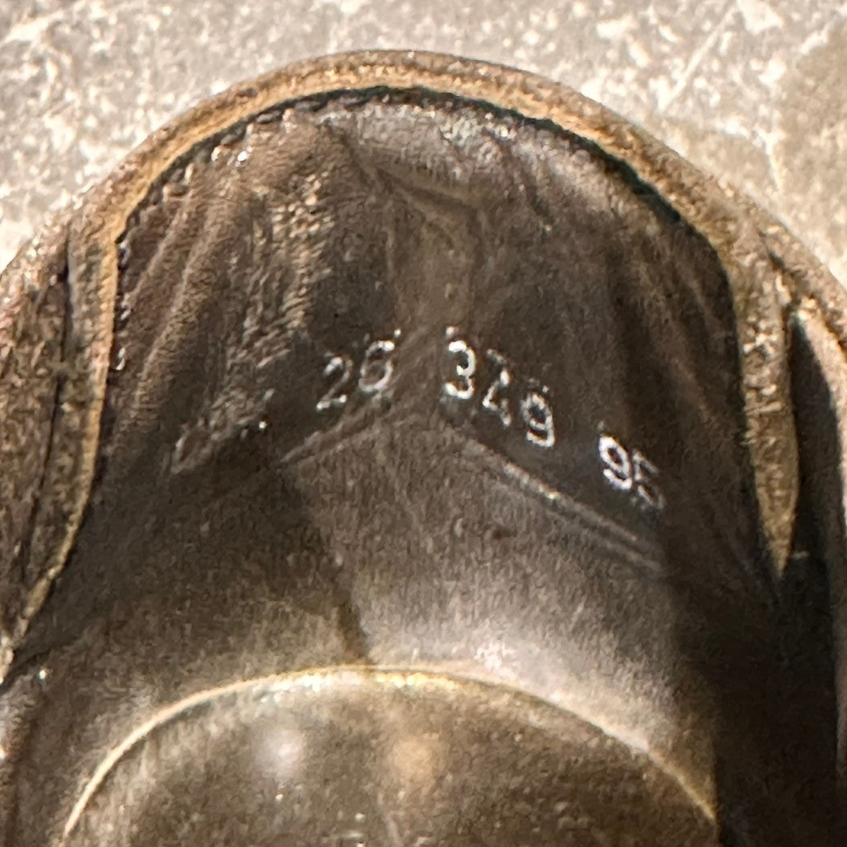 【Paraboot】パラブーツ  バックストラップサンダル カーフ ブラック サイズUK5