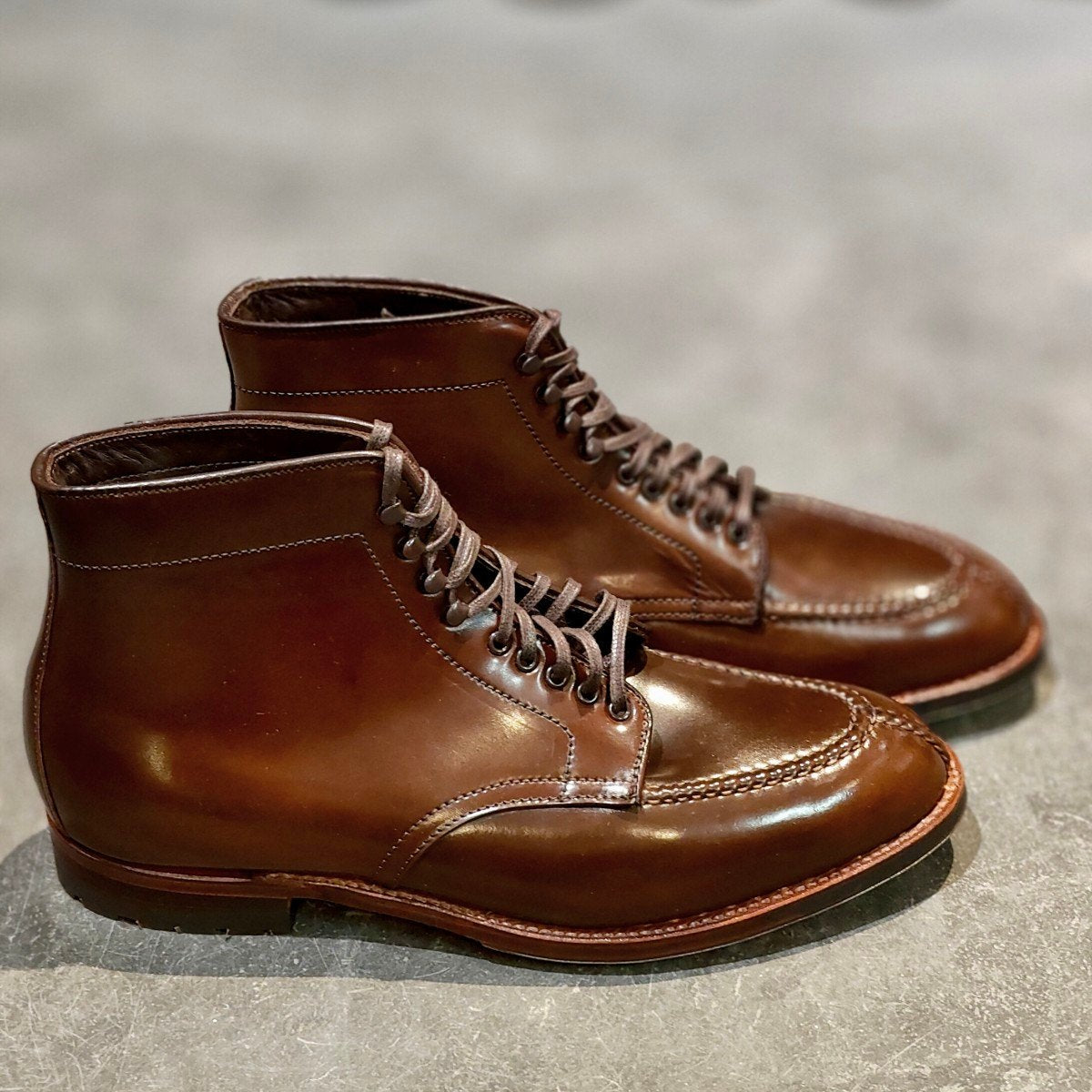 希少 新品未使用 【ALDEN】オールデン Frans Boone別注  M7903HC NST タンカーブーツ コードバン シガー サイズUS9.5E アバディーンラスト