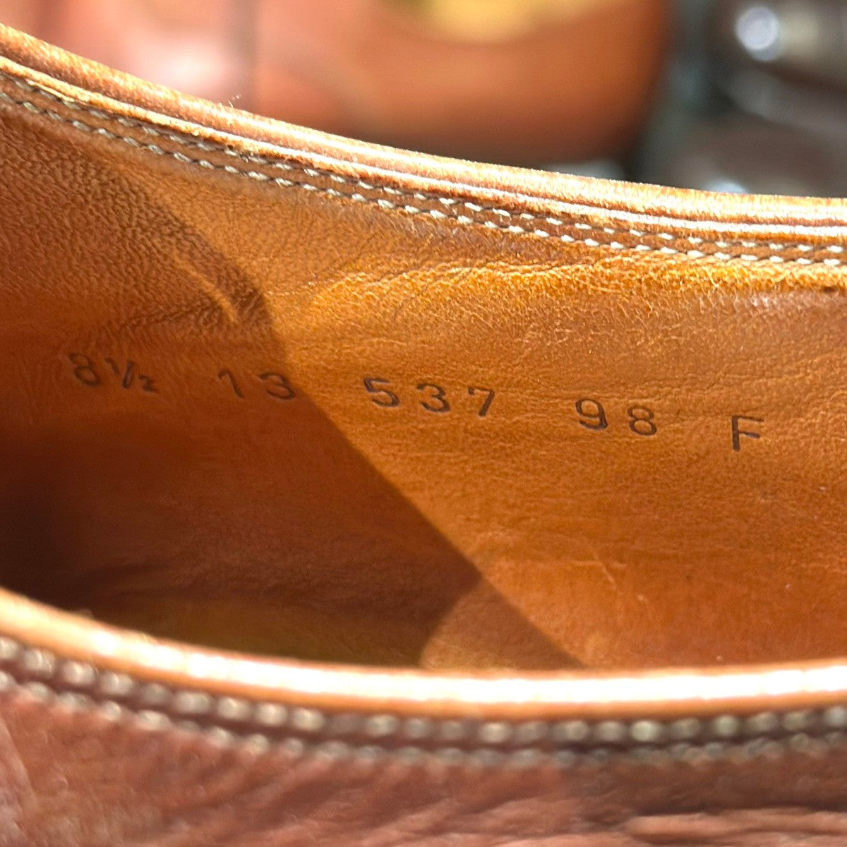 【Paraboot】パラブーツ ストレートチップ 537 アゼイ カーフ ブラウン  サイズ 8.5