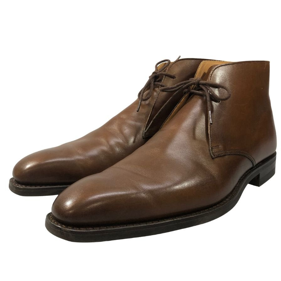 【Crockett & Jones】クロケット＆ジョーンズ  レザー チャッカブーツ  TETBURY サイズUK8.5 ブラウン
