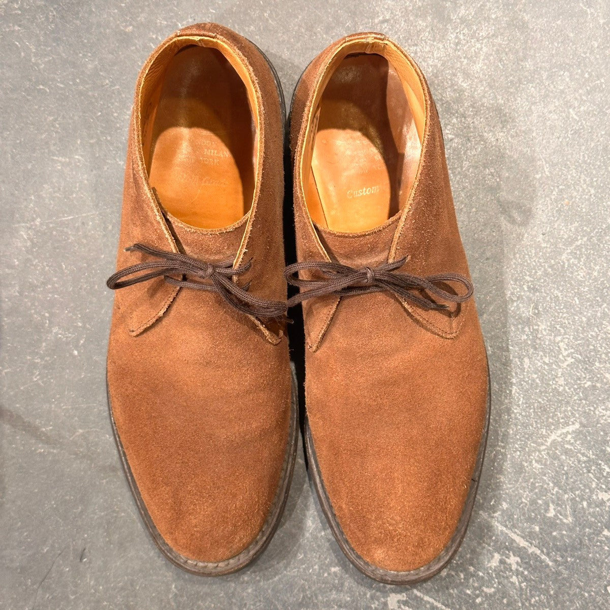 【Church's】チャーチ ライダー3 4都市 スエード ブラウン サイズUK85F 81ラスト