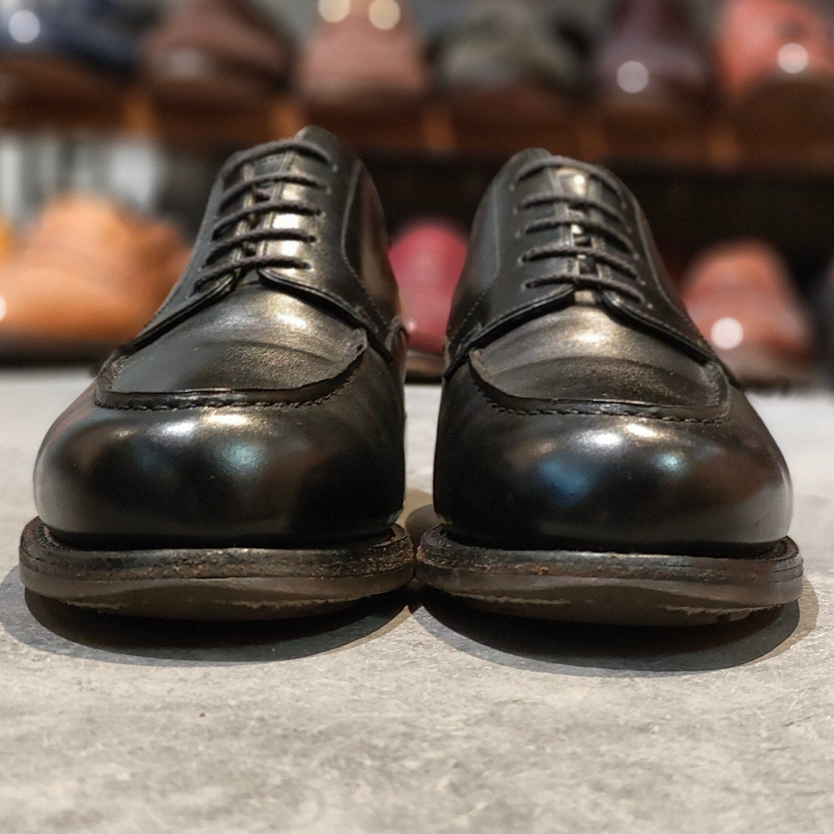 美品 【J.M.WESTON】ジェイエムウエストン 641 ゴルフ Uチップ ボックスカーフ ブラック サイズ UK6E 31ラスト 参考定価￥187,000-