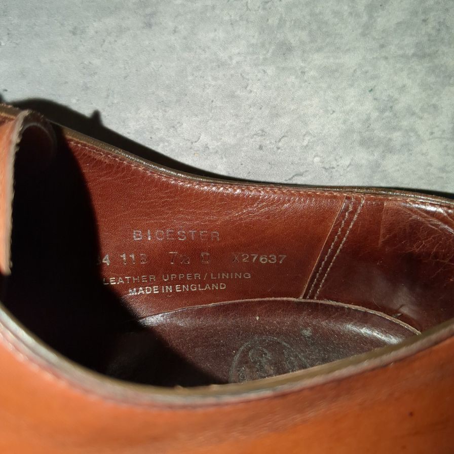 【CROCKETT&JONES】クロケット＆ジョーンズ ビチェスター Uチップ  カーフ ブラウン サイズUK7.5D
