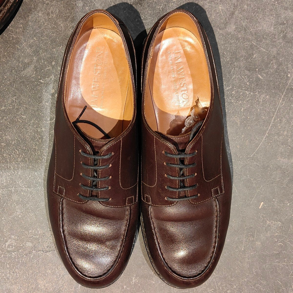 美品【J.M.WESTON】ジェイエムウエストン 641 ゴルフ Uチップ ボックス