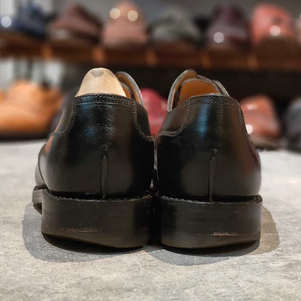 美品 【J.M.WESTON】ジェイエムウエストン 641 ゴルフ Uチップ ボックスカーフ ブラック サイズ UK6E 31ラスト 参考定価￥187,000-