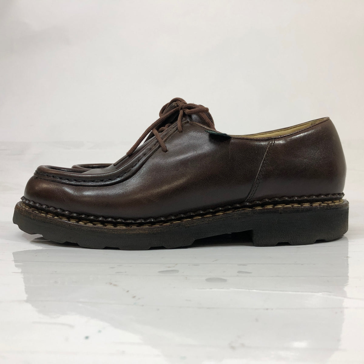【PARABOOT】パラブーツ ミカエル カーフレザー チロリアンシューズ メンズ サイズ40 ブラウン