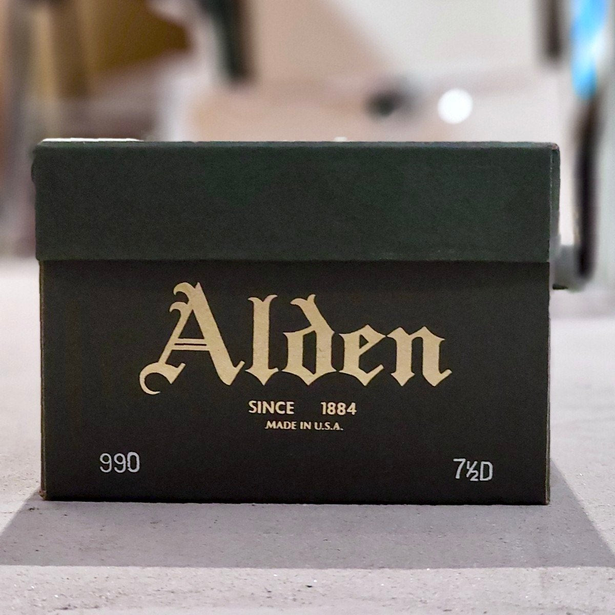 【ALDEN】オールデン 990 プレーントゥ コードバン ダークバーガンディ サイズ US7.5D バリーラスト 参考定価 ￥220,000-