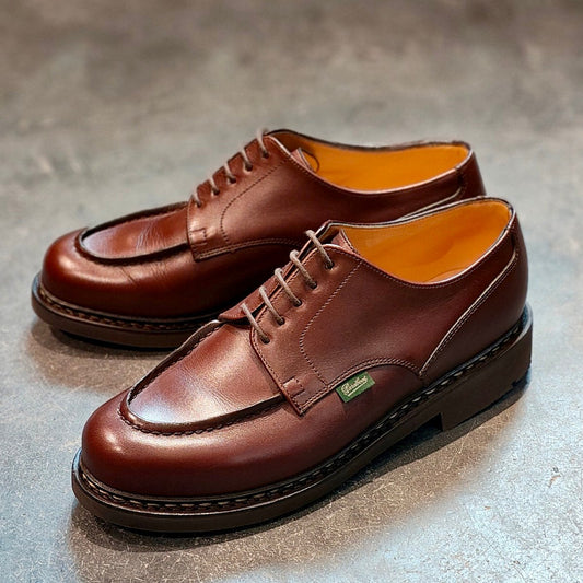 使用数回【Paraboot】パラブーツ シャンボード Uチップ リスレザー カフェ サイズ UK8.5 定価￥96,800-