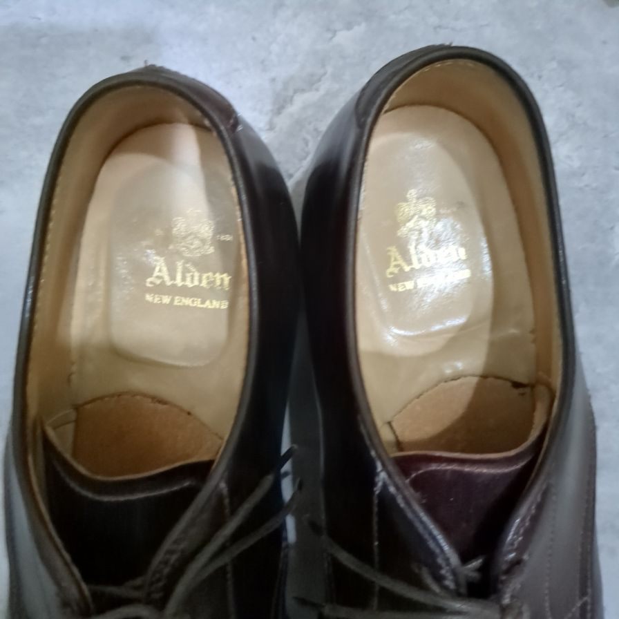 【Alden】オールデン 54321 Vチップ モディファイドラスト コードバン ダークバーガンディ メンズ サイズUS7.5D