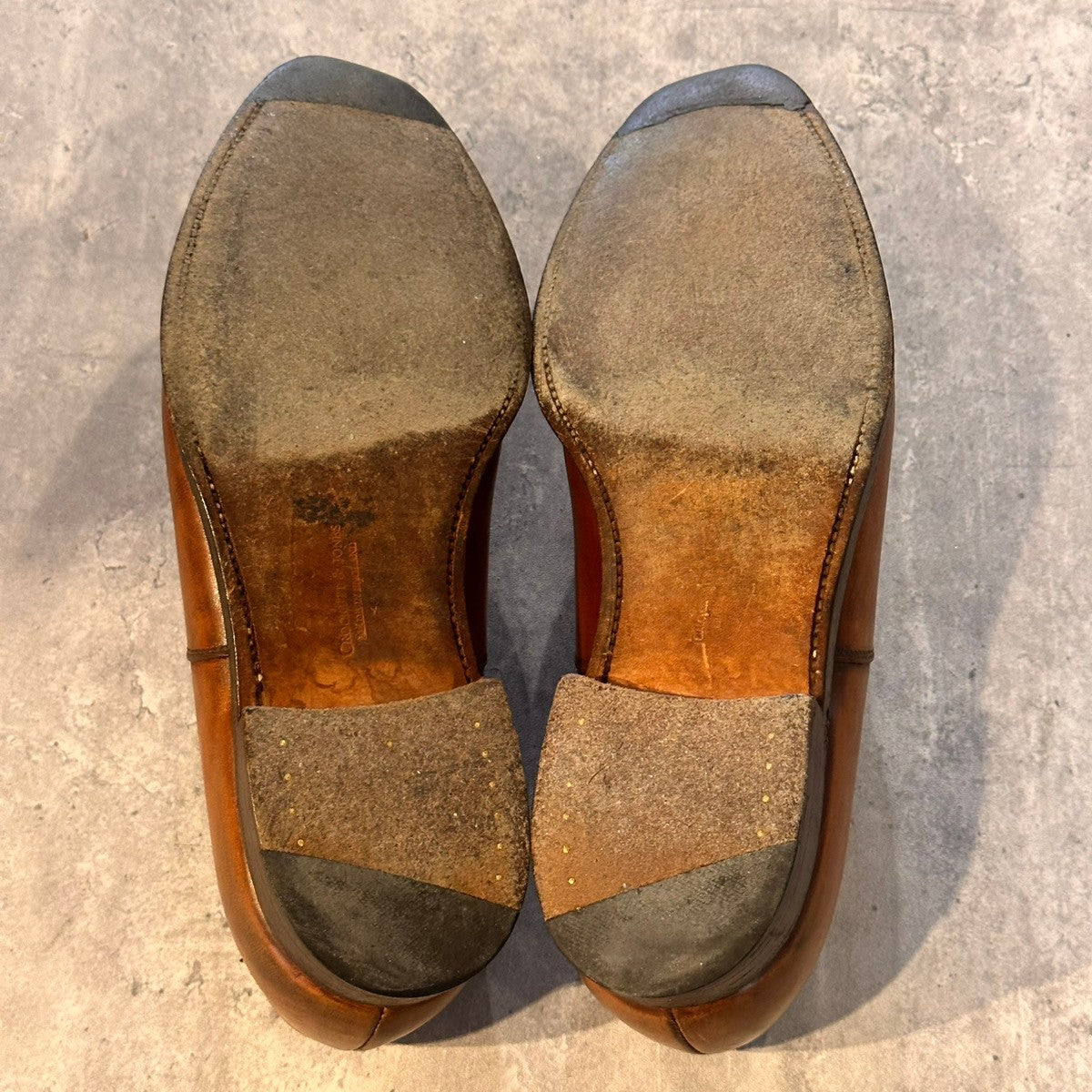 【CROCKETT&JONES】クロケット&ジョーンズ ストレートチップ コノート カーフ ブラウン サイズUK6.5F 236ラスト