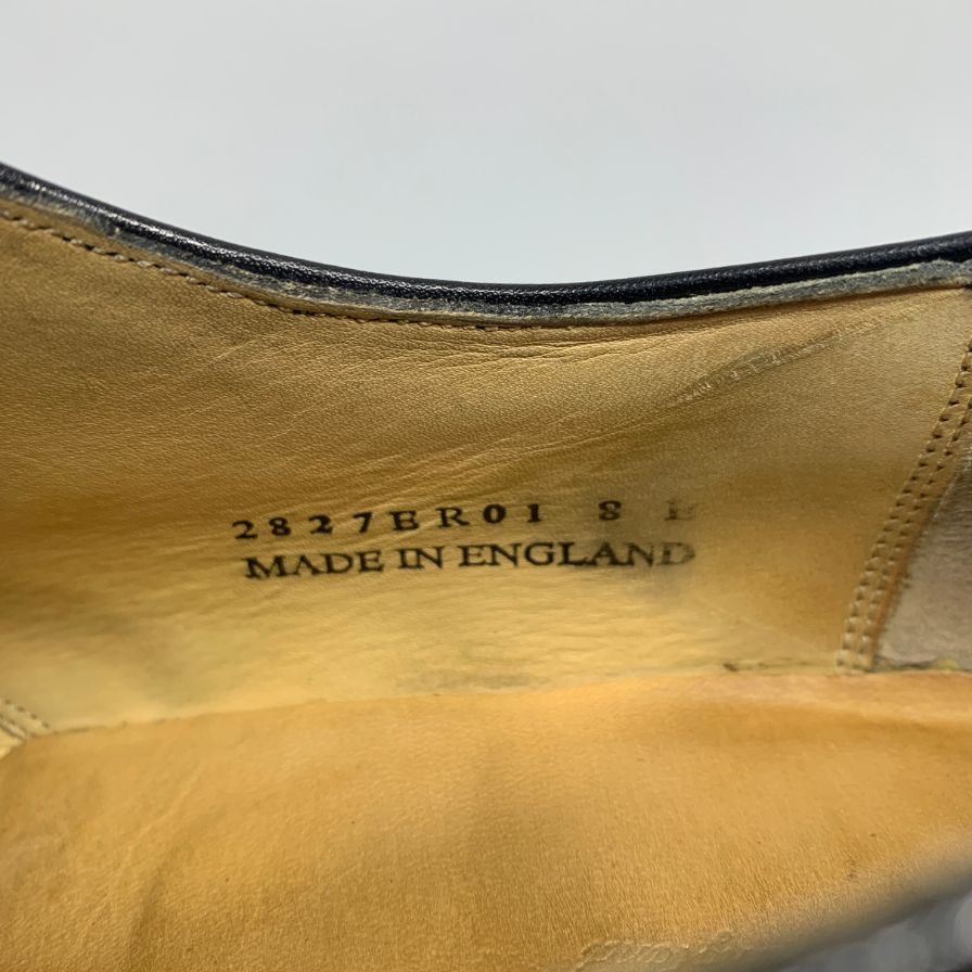 【Lloyd Footwear】ロイドフットウェア レースアップシューズ ストレートチップ カーフレザー 2827ER01 メンズ ブラック サイズ8