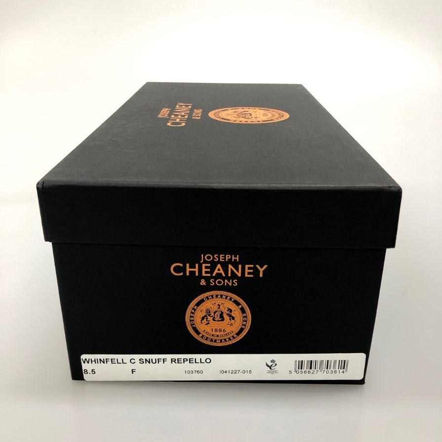 【JOSEPH CHEANEY】ジョセフ チーニー レザーシューズ ウィンフェル スエード  メンズ サイズ8.5F ブラウン WHINFELL