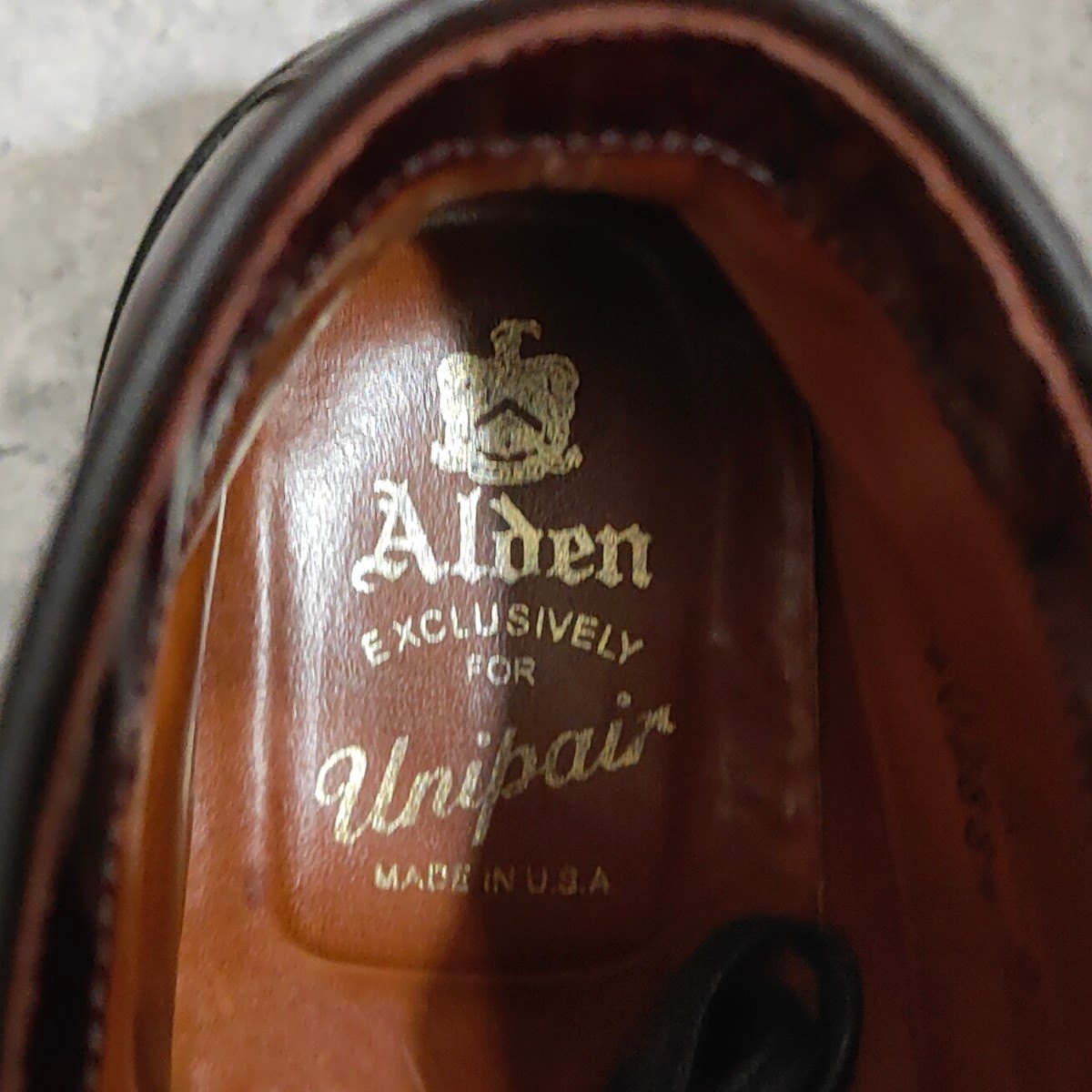 【ALDEN】オールデン 40288H スプリットトゥ コードバン ダークバーガンディ サイズUS7E バリーラスト