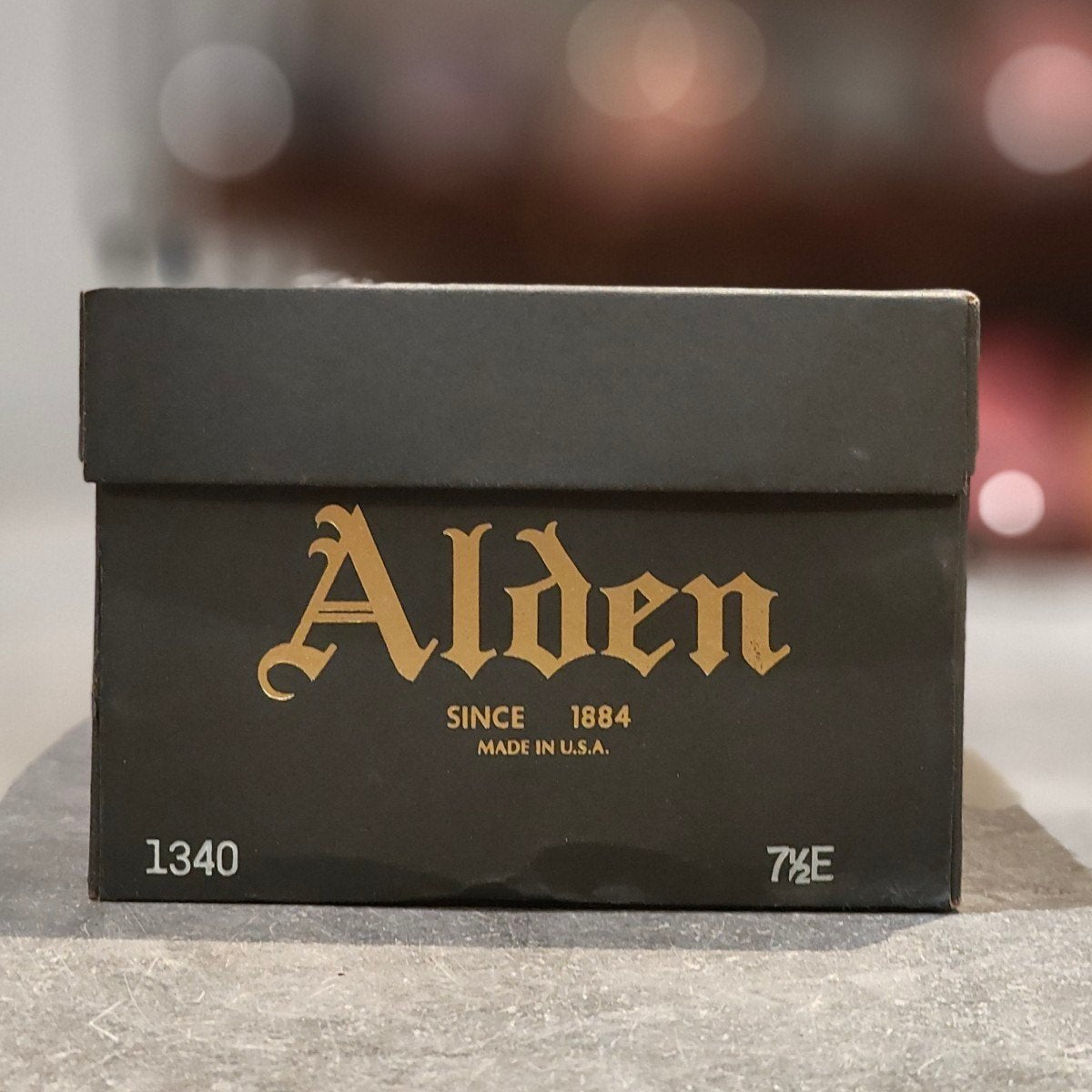 極美品 【ALDEN】オールデン レザーソウル別注 1340 チャッカブーツ コードバン ブラック サイズ US7.5E バリーラスト 参考定価￥225,500-