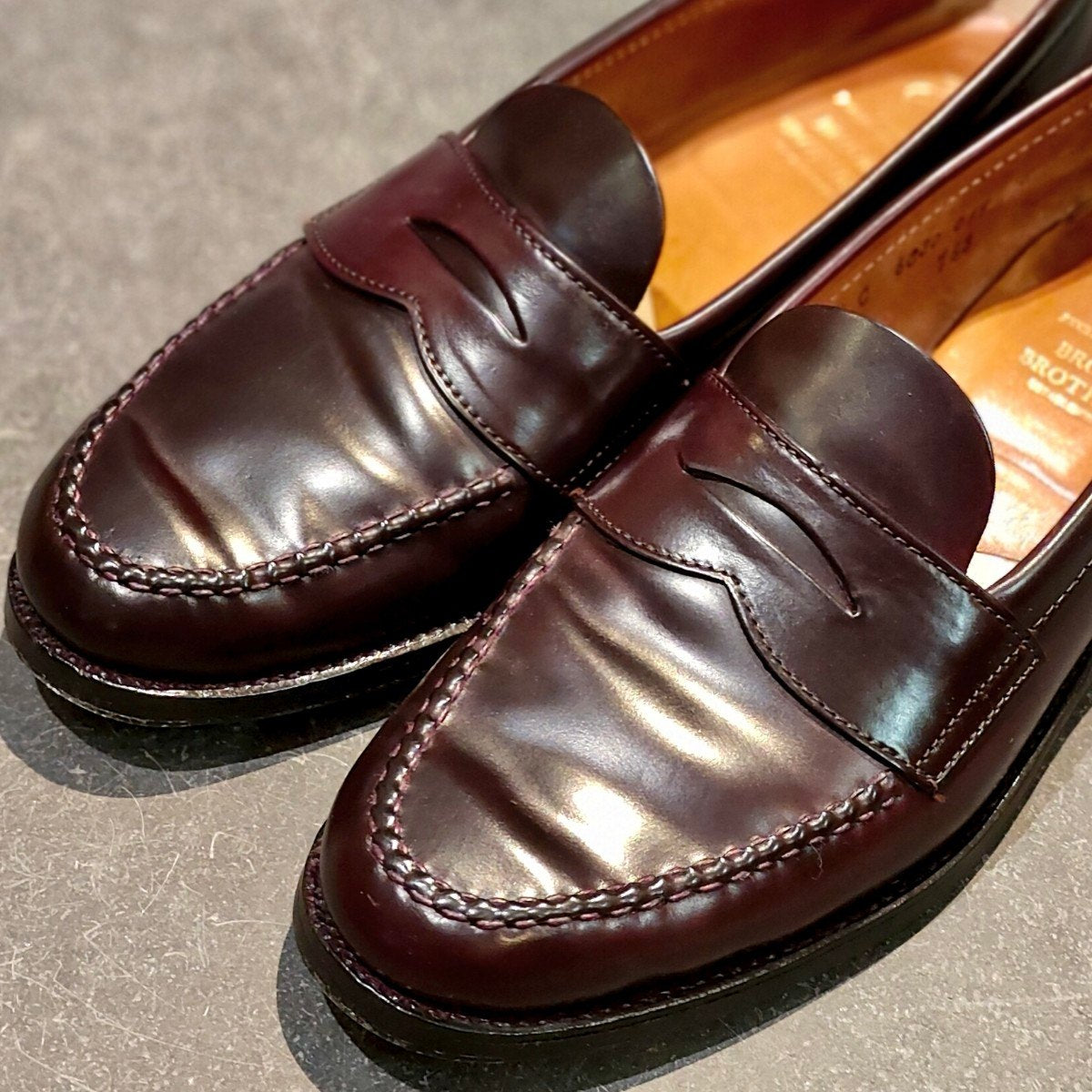 希少 極美品【ALDEN】オールデン×ブルックスブラザーズ 763 ペニー