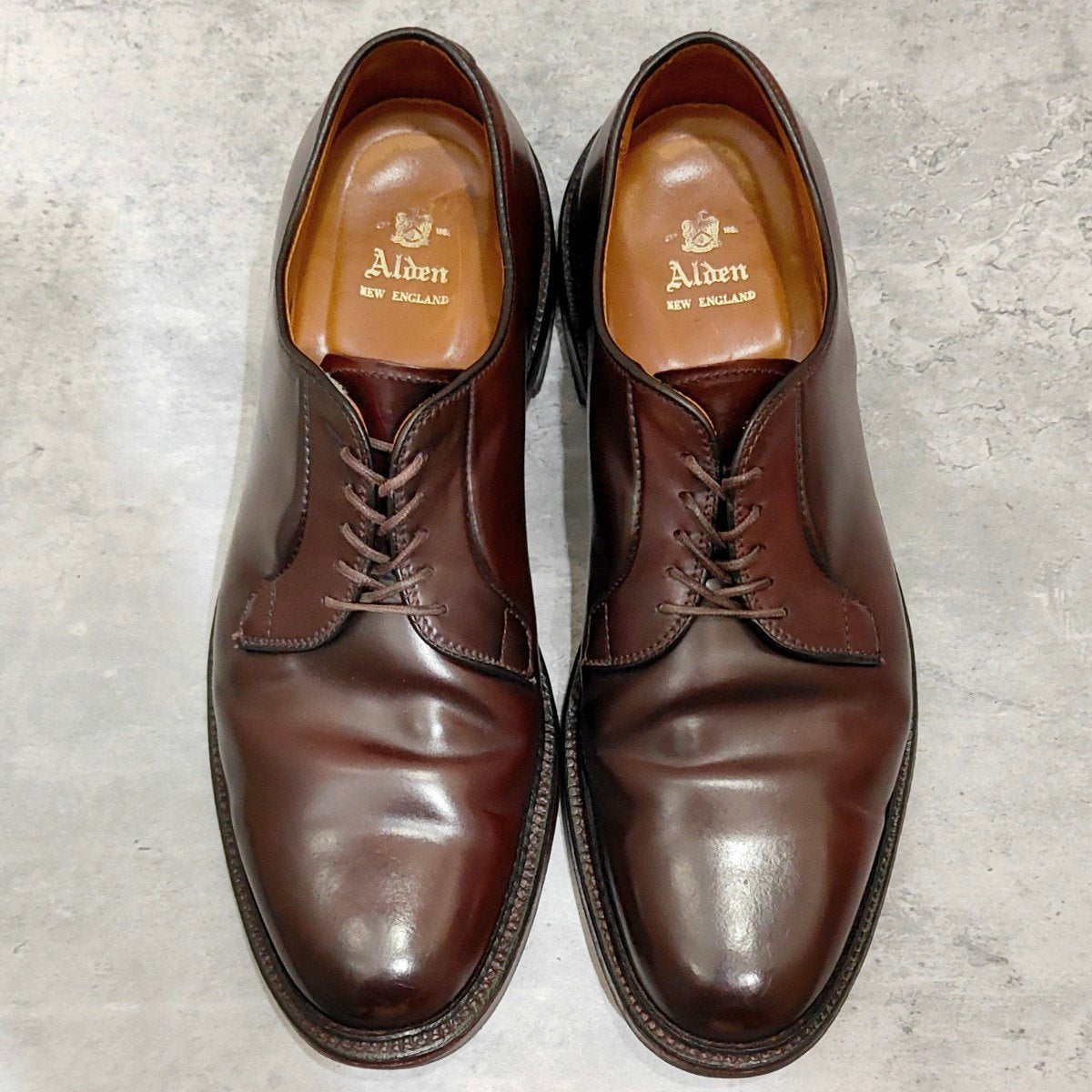 ALDEN】オールデン 990 プレーントゥ コードバン ダークバーガンディ