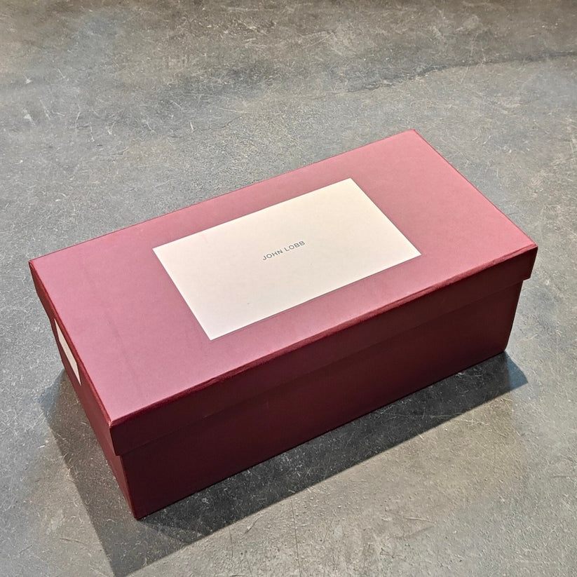 使用数回 【JOHN LOBB】ジョンロブ シティ2 ストレートチップ カーフ ブラック サイズUK6.5E 7000ラスト参考定価￥228,800-