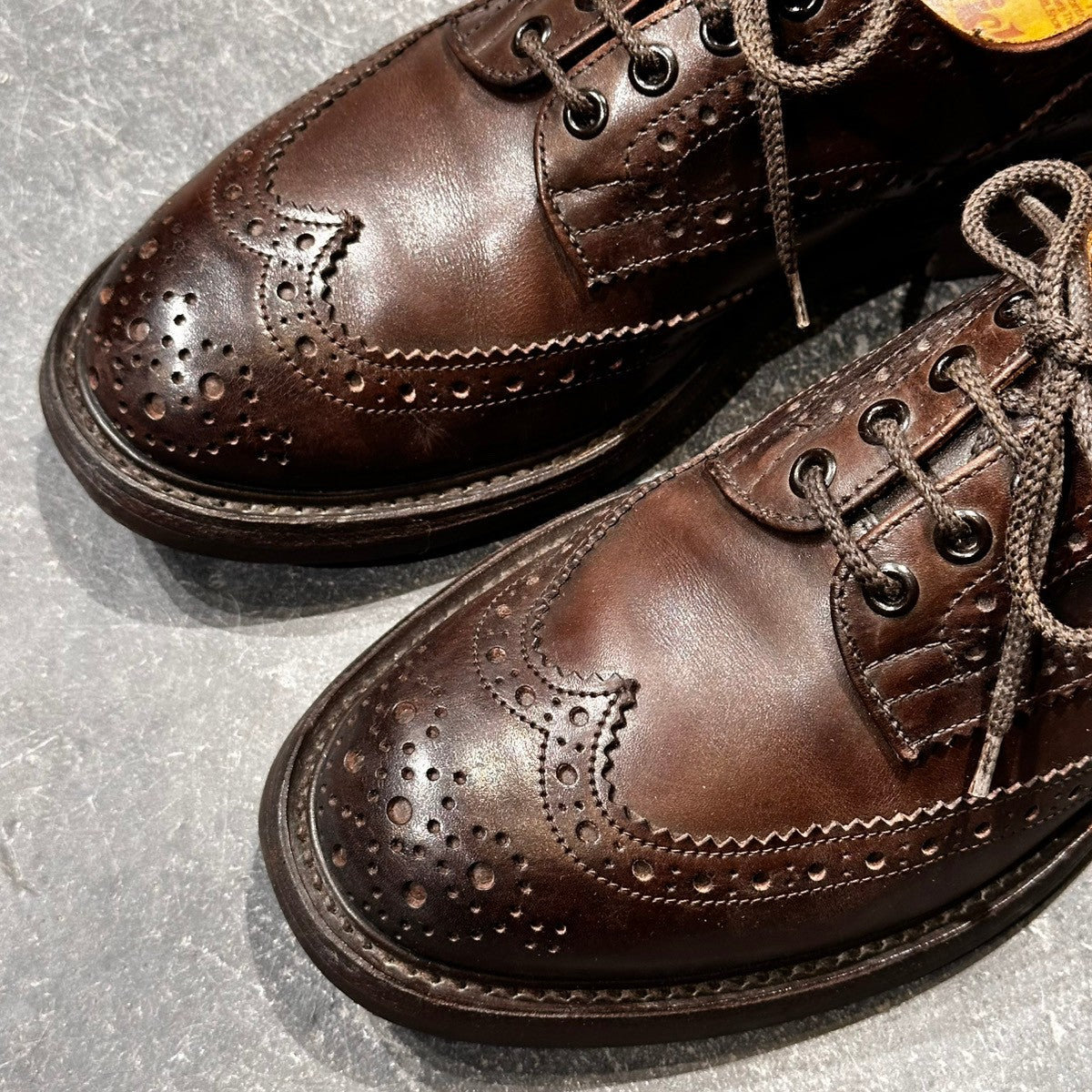 Tricker's】トリッカーズ バートン 5633 ウイングチップ メダリオン