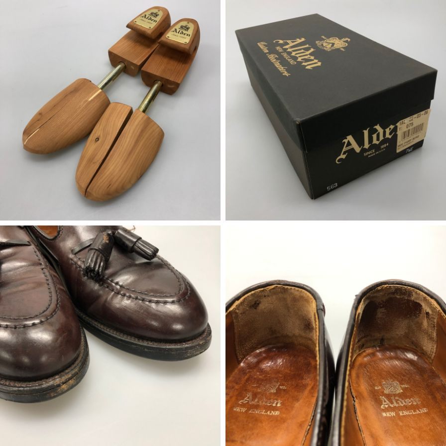 ALDEN】オールデン ローファー コードバン ブラウン（茶系） サイズ 7