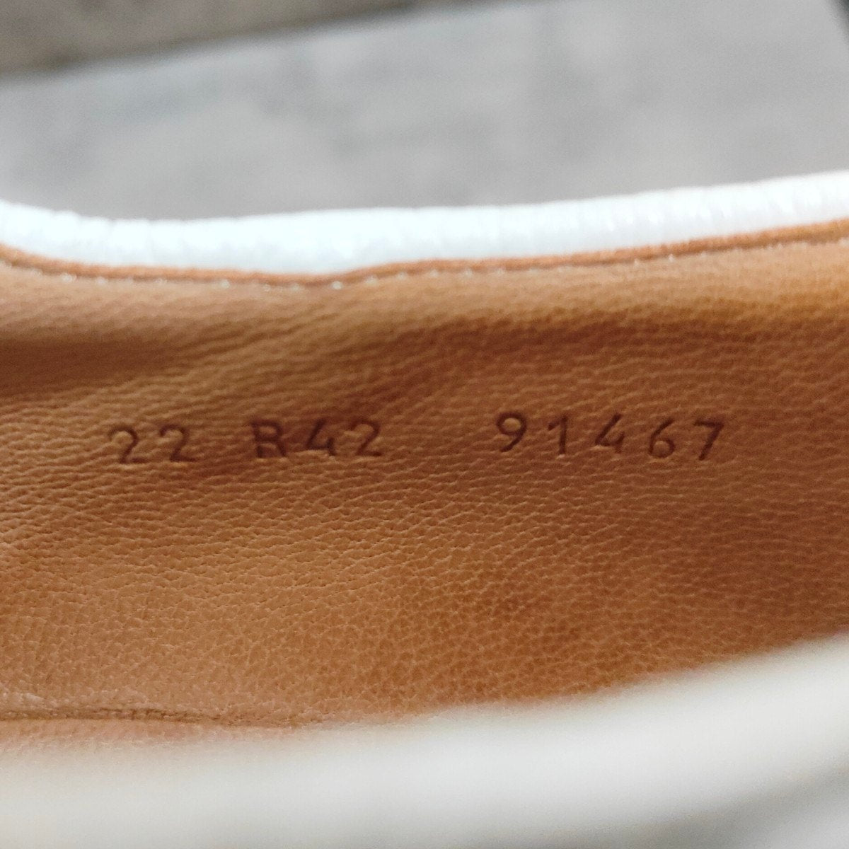 希少 使用数回【PARABOOT】パラブーツ ミカエル 丸の内店リミテッドモデル チロリアンシューズ グレインレザー×スエードコンビ ブラウン×ホワイト サイズ42